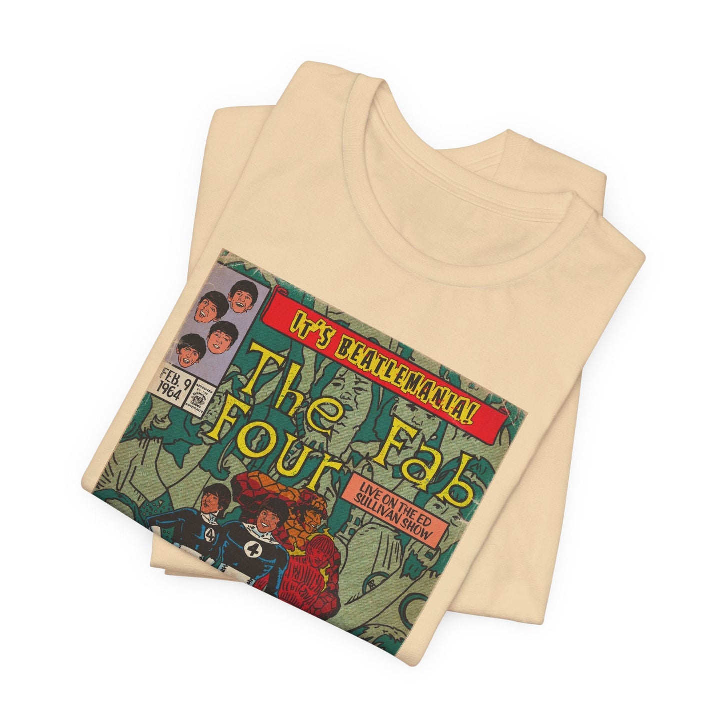 The Beatles - Beatlemania -  Unisex Jersey Short Sleeve Tee