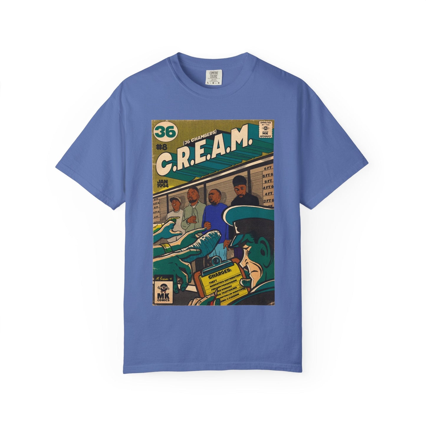 C.R.E.A.M - Unisex Comfort Colors T-shirt