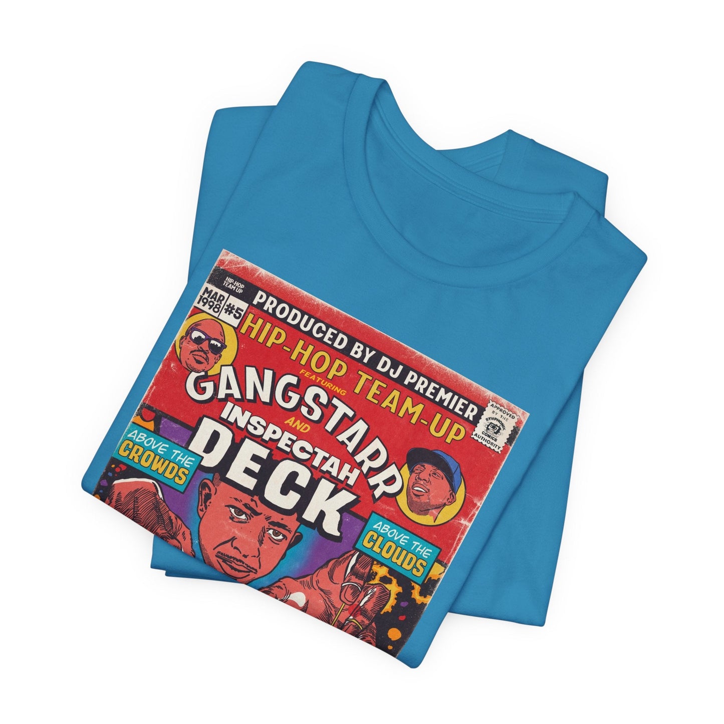 Gangstarr, INS Deck - Above The Clouds - Unisex Jersey Short Sleeve Tee