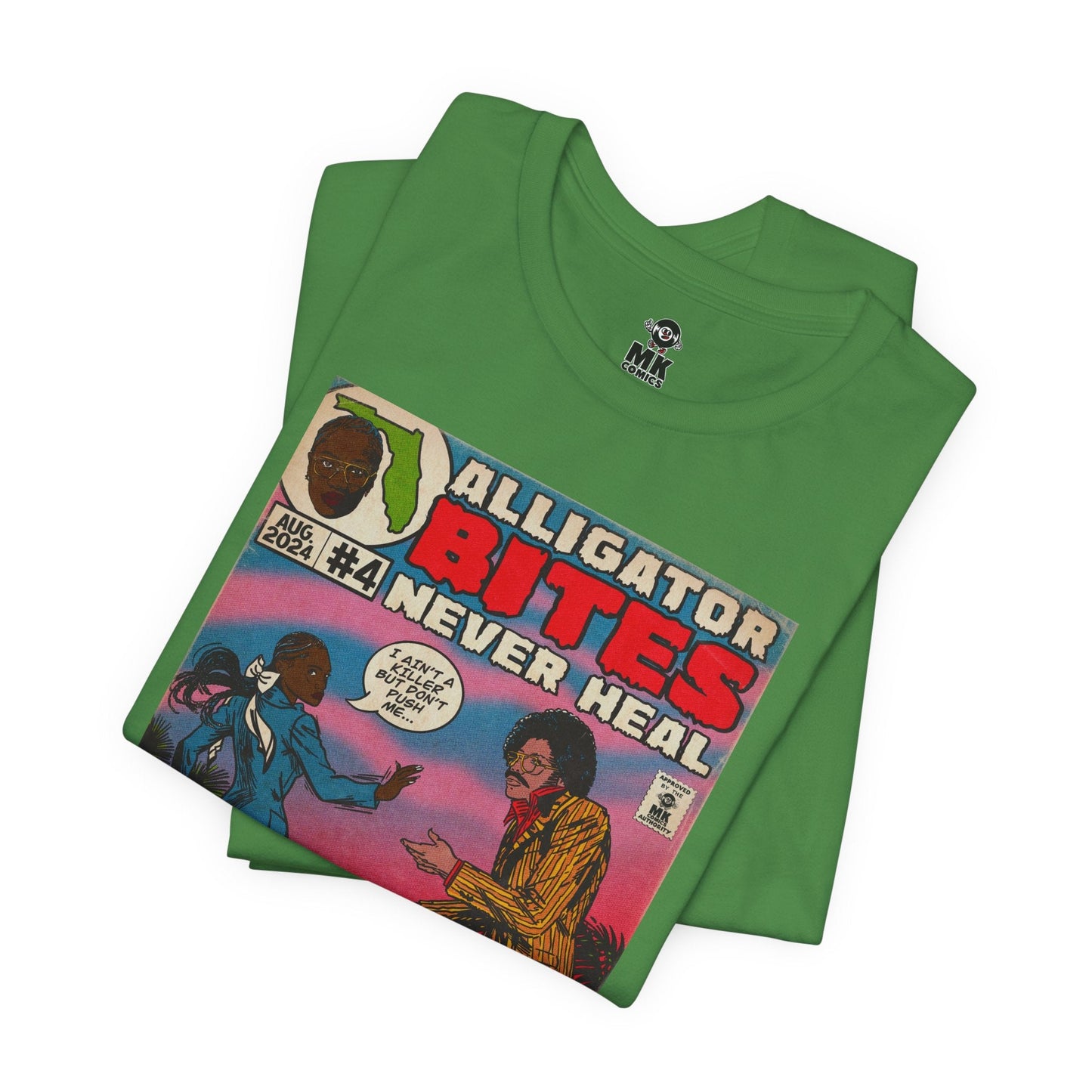 Denial is a River - Alligator Bites - Unisex Jersey Short Sleeve Tee