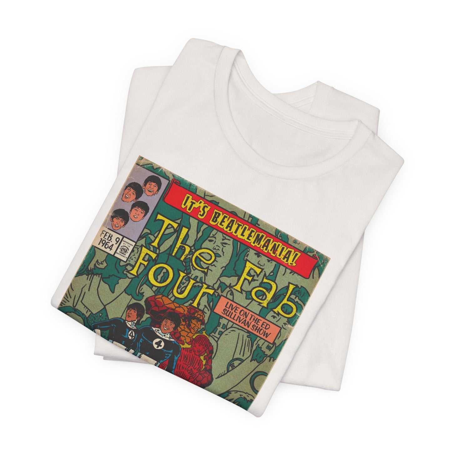 The Beatles - Beatlemania -  Unisex Jersey Short Sleeve Tee