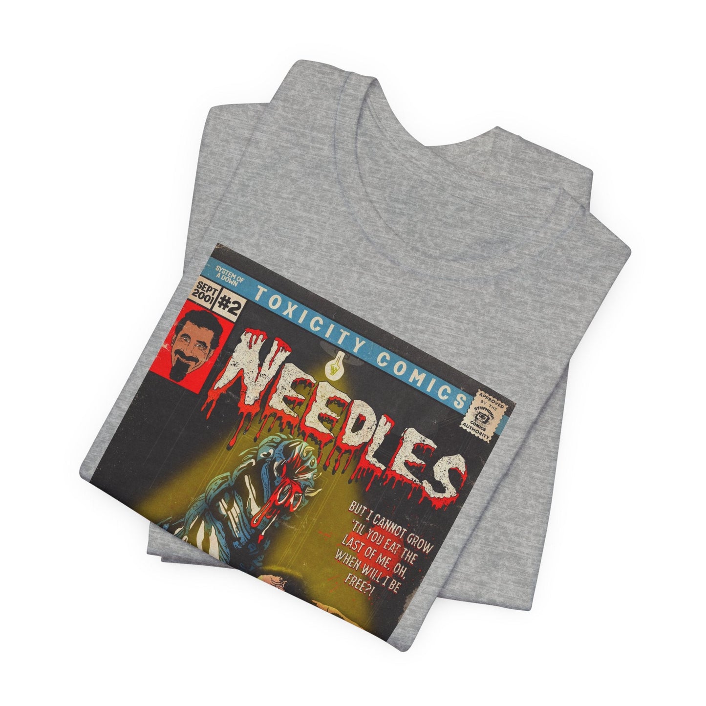 System of a Down - Needles - Unisex Jersey Short Sleeve Tee