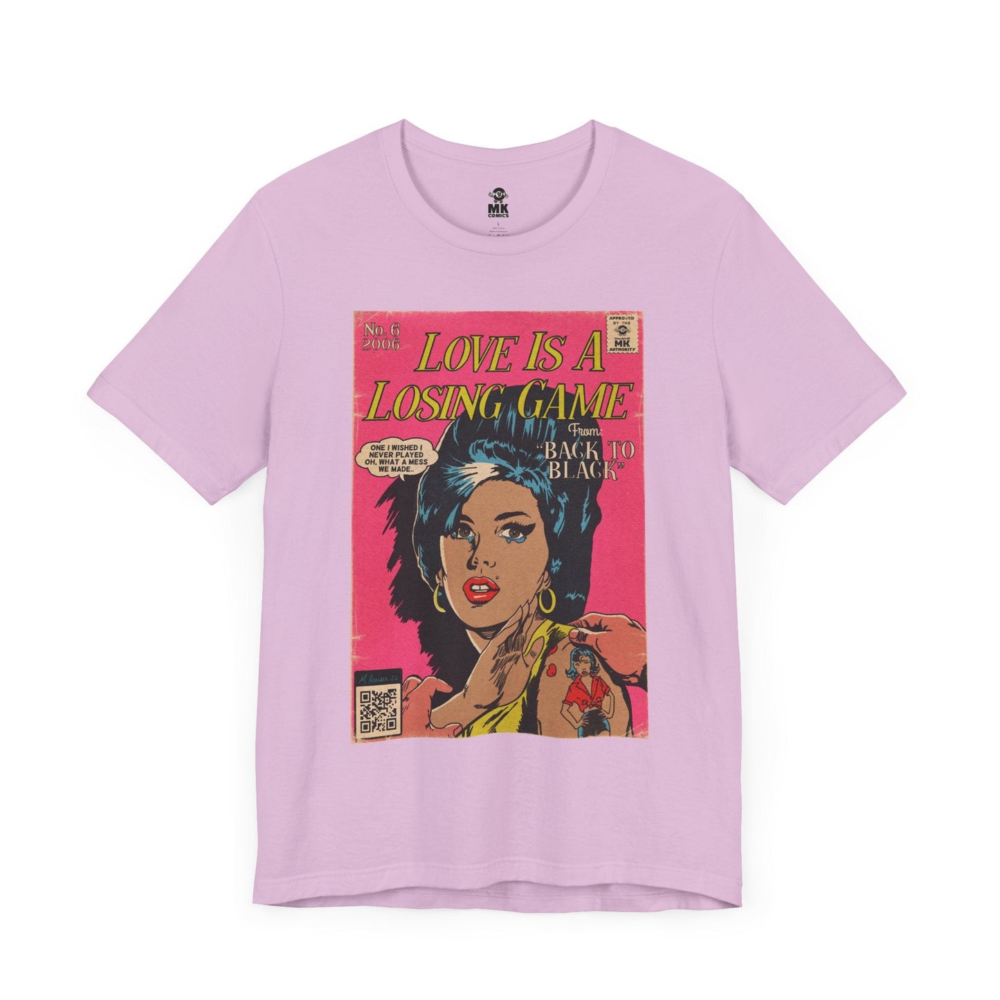 Amy Winehouse - Love Is A Losing Game - Unisex Jersey Short Sleeve Tee