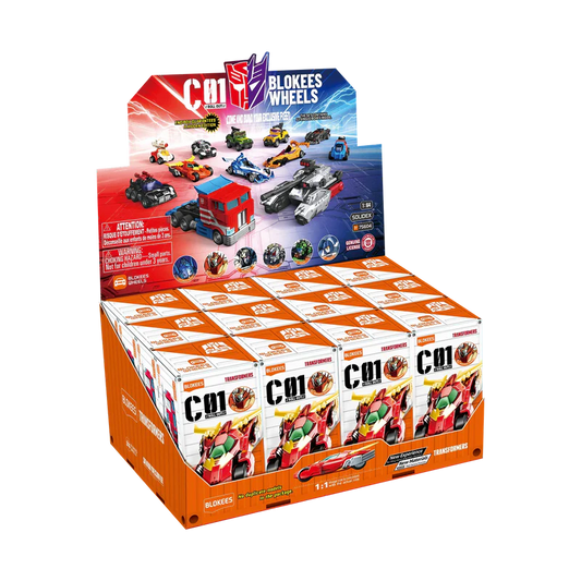 Blokees Wheels Transformers C01 Roll Out! *FULL DISPLAY CASE*