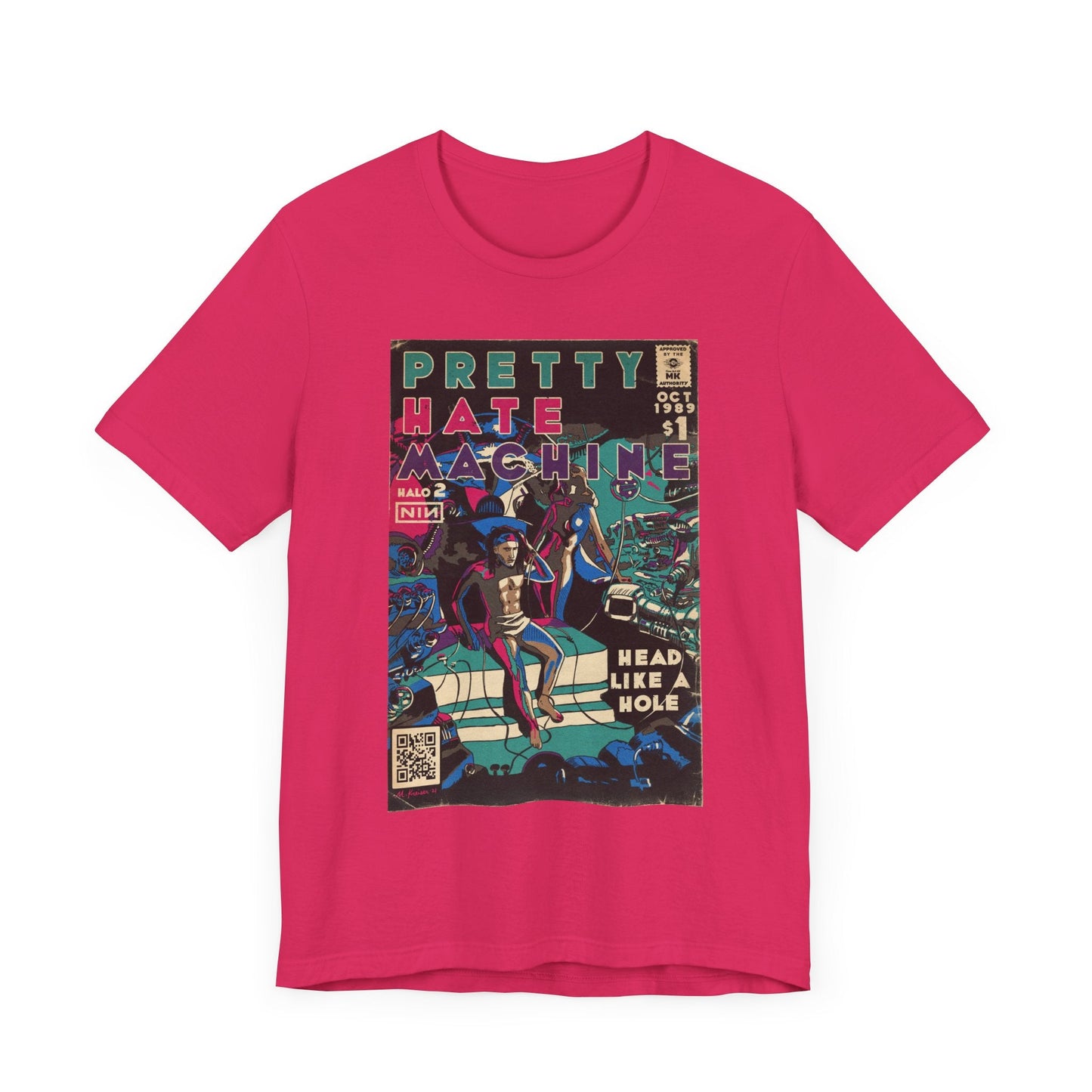 NIN- Pretty Hate Machine - Unisex Jersey Short Sleeve Tee