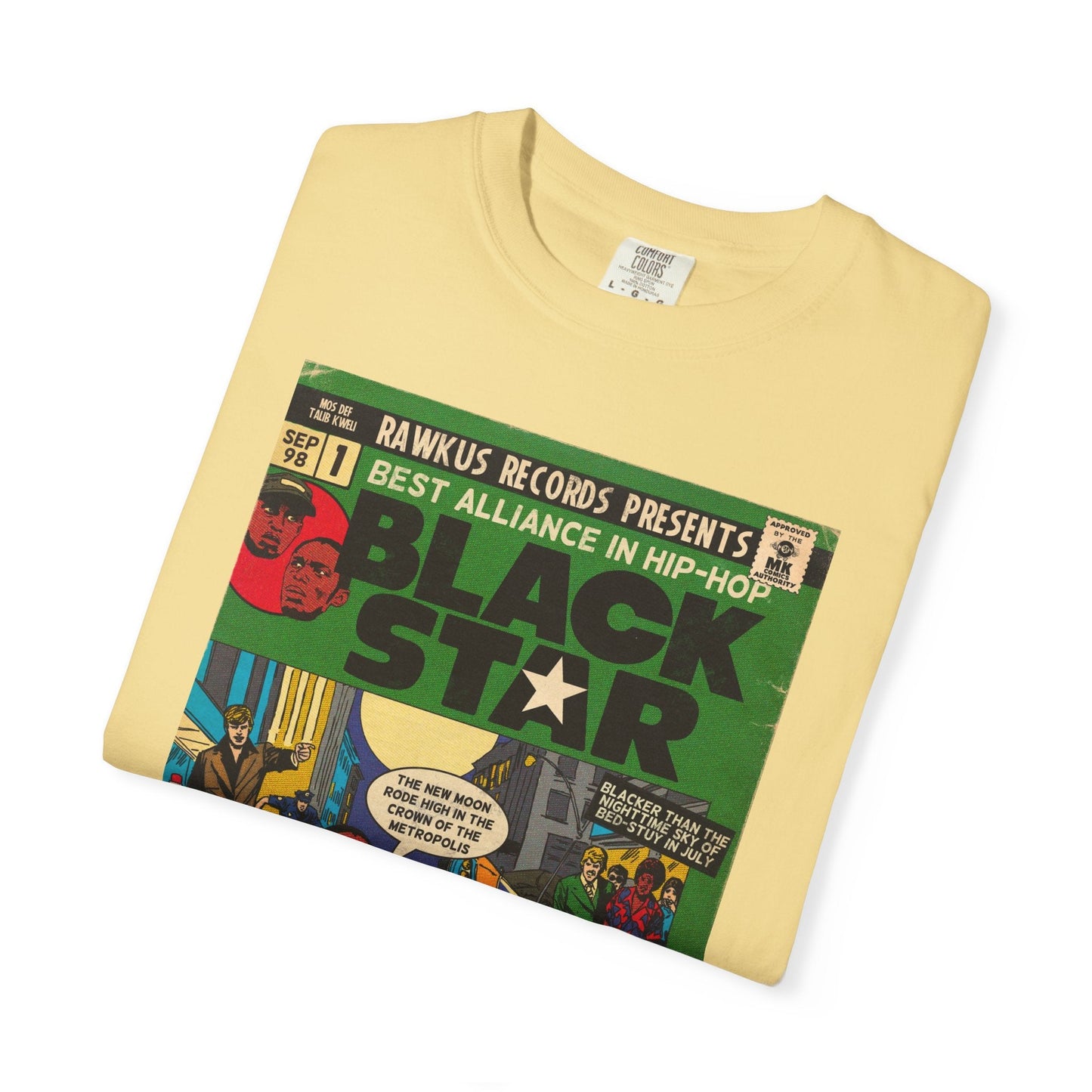 Black Star - Unisex Comfort Colors T-shirt