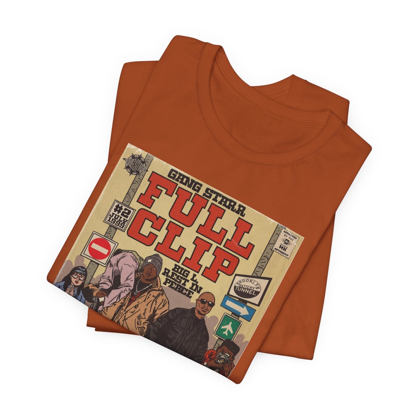 Gangstarr - Full Clip- Unisex Jersey Short Sleeve Tee