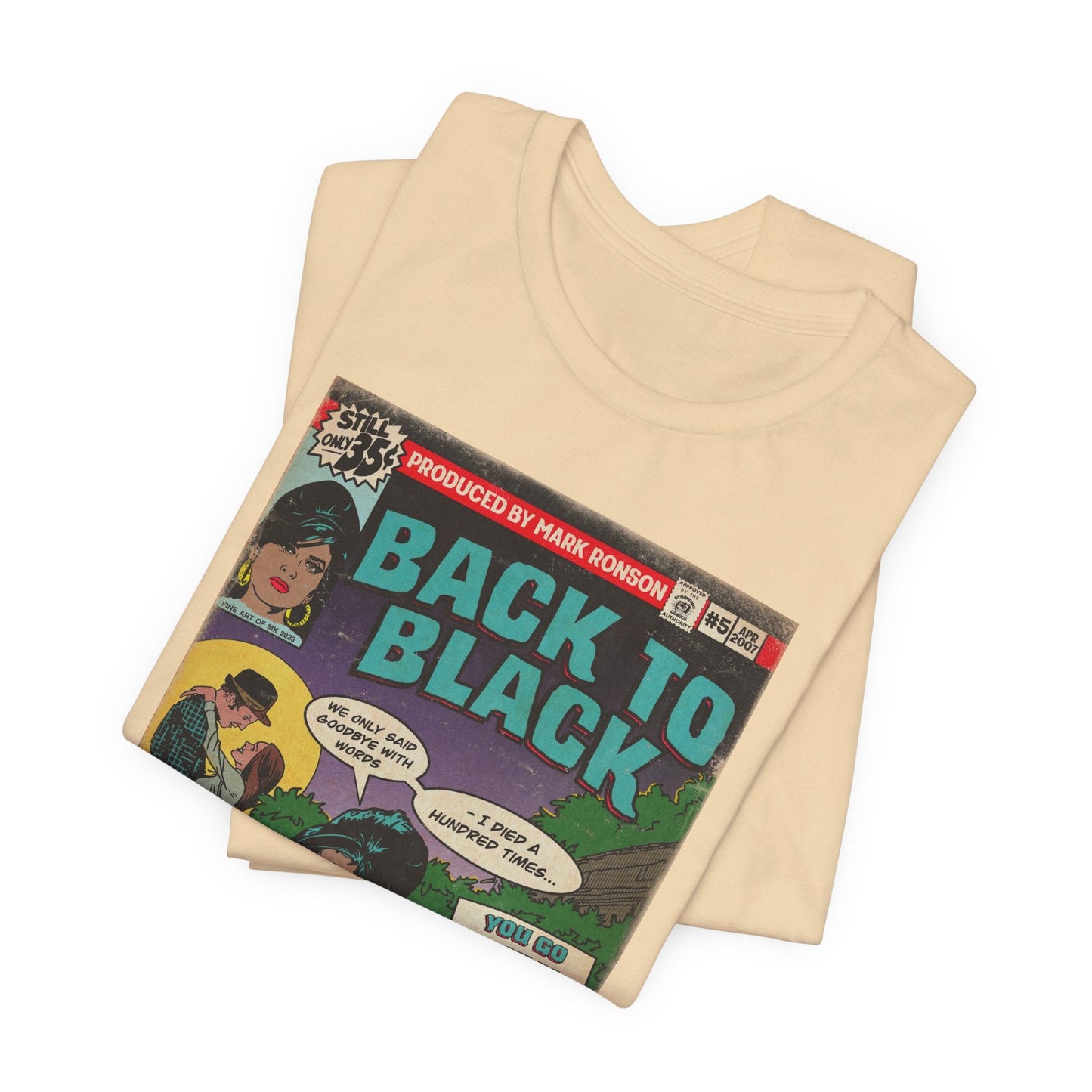 Amy Winehouse - Back to Black - Unisex Jersey Short Sleeve Tee