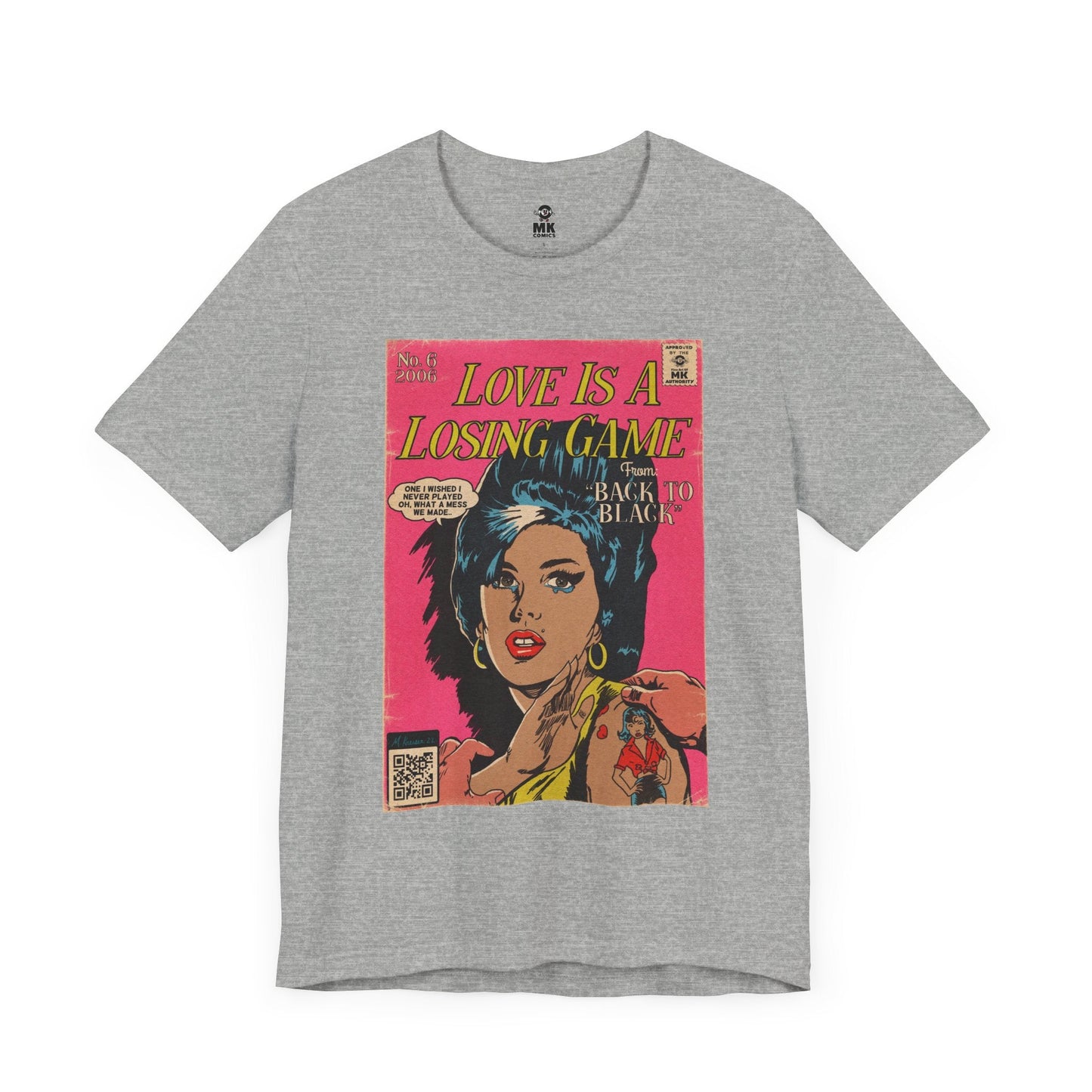 Amy Winehouse - Love Is A Losing Game - Unisex Jersey Short Sleeve Tee