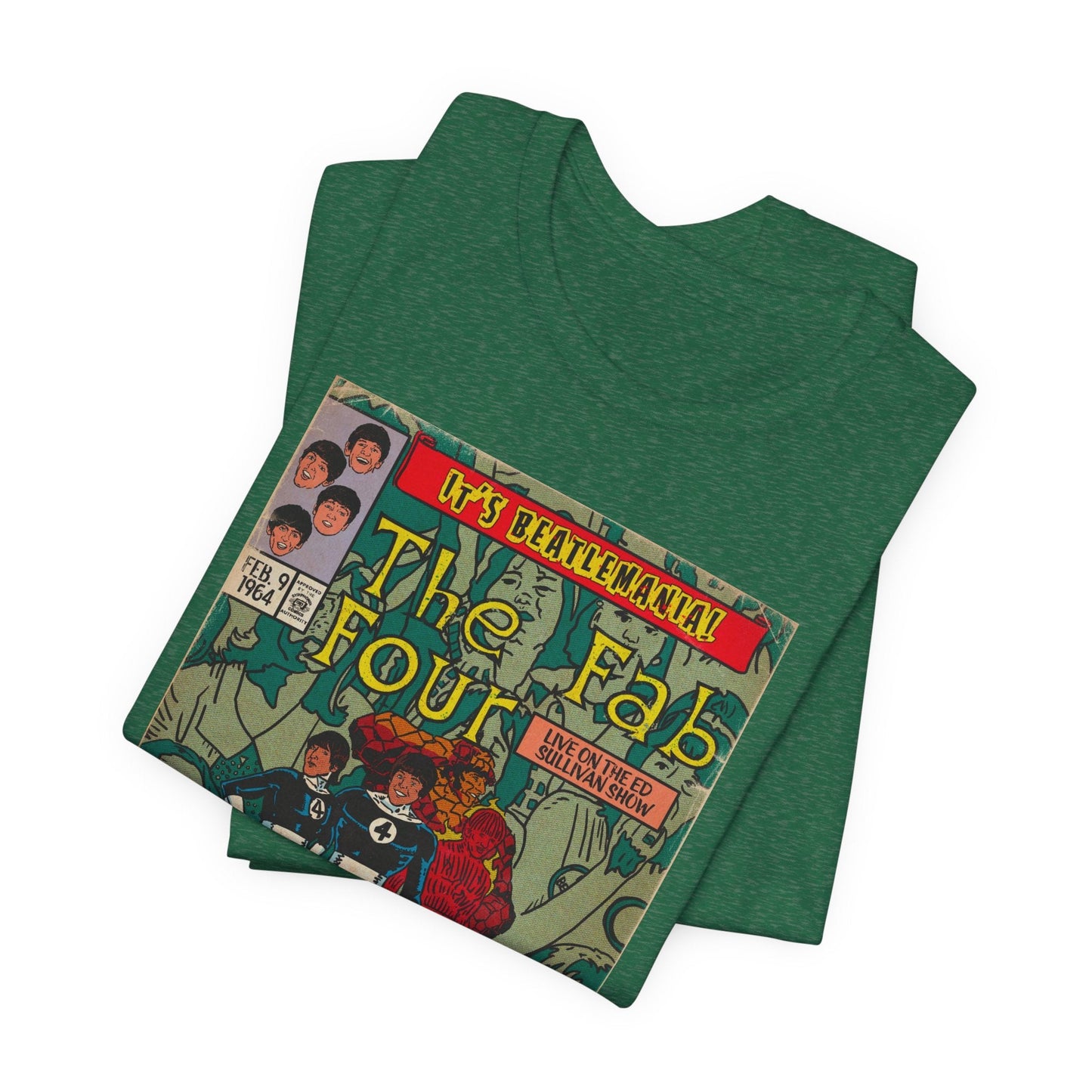 The Beatles - Beatlemania -  Unisex Jersey Short Sleeve Tee