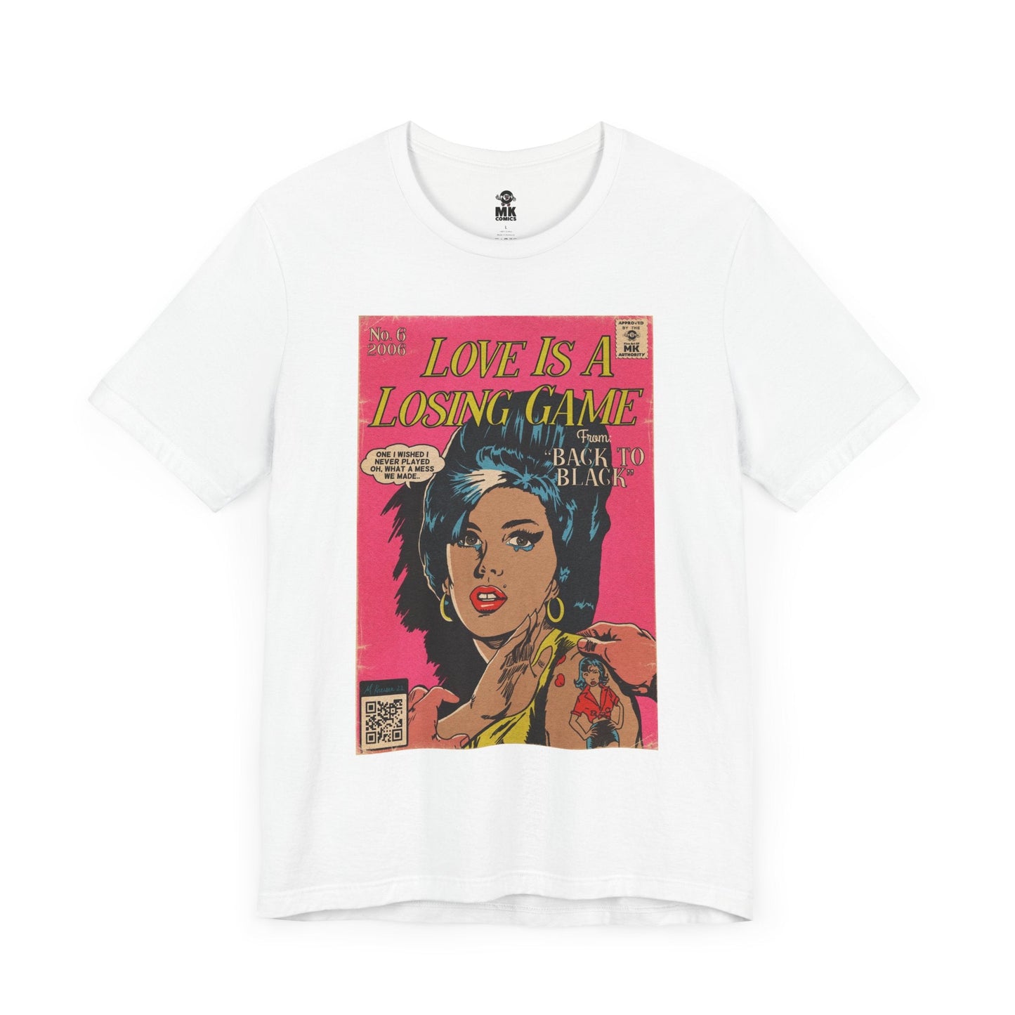 Amy Winehouse - Love Is A Losing Game - Unisex Jersey Short Sleeve Tee