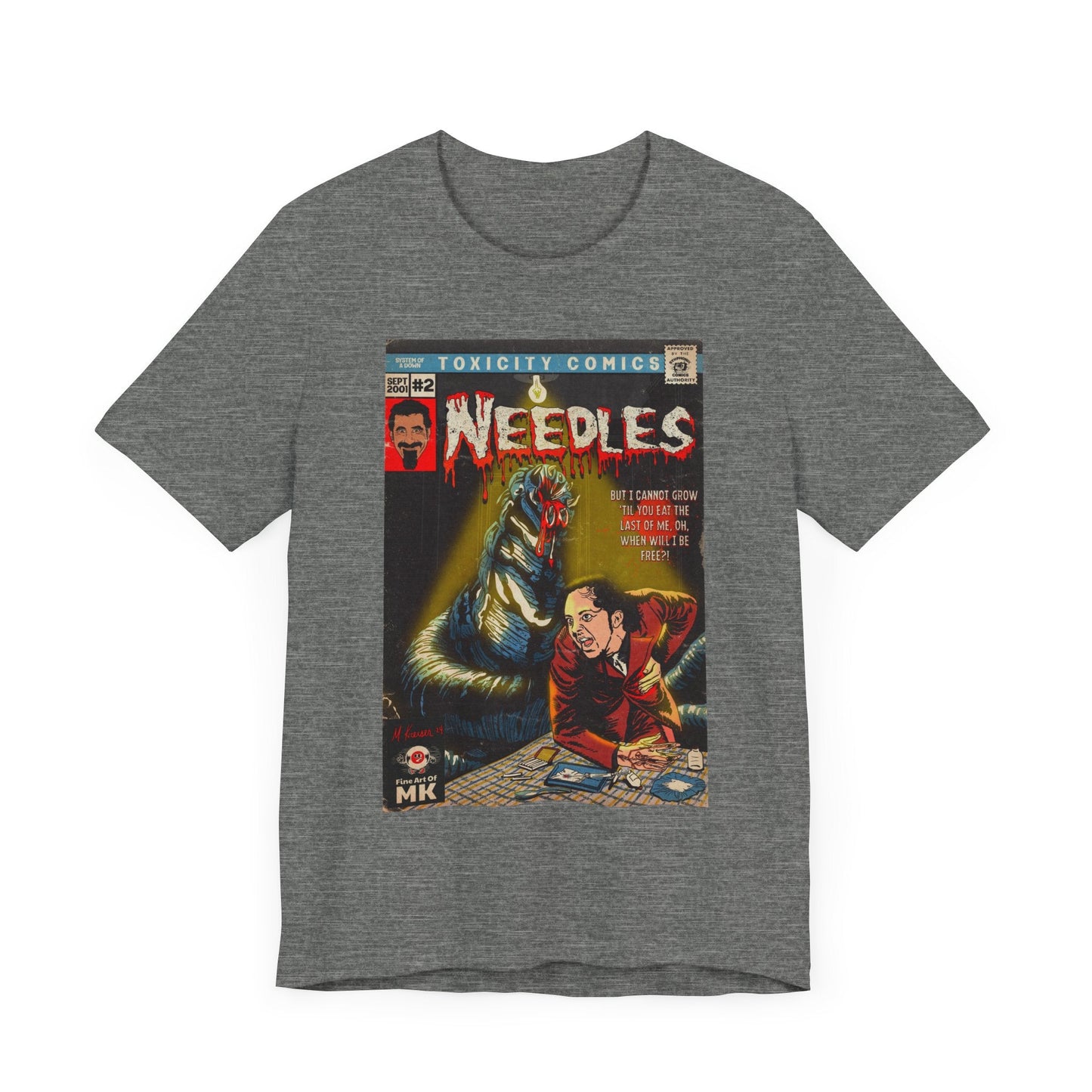 System of a Down - Needles - Unisex Jersey Short Sleeve Tee