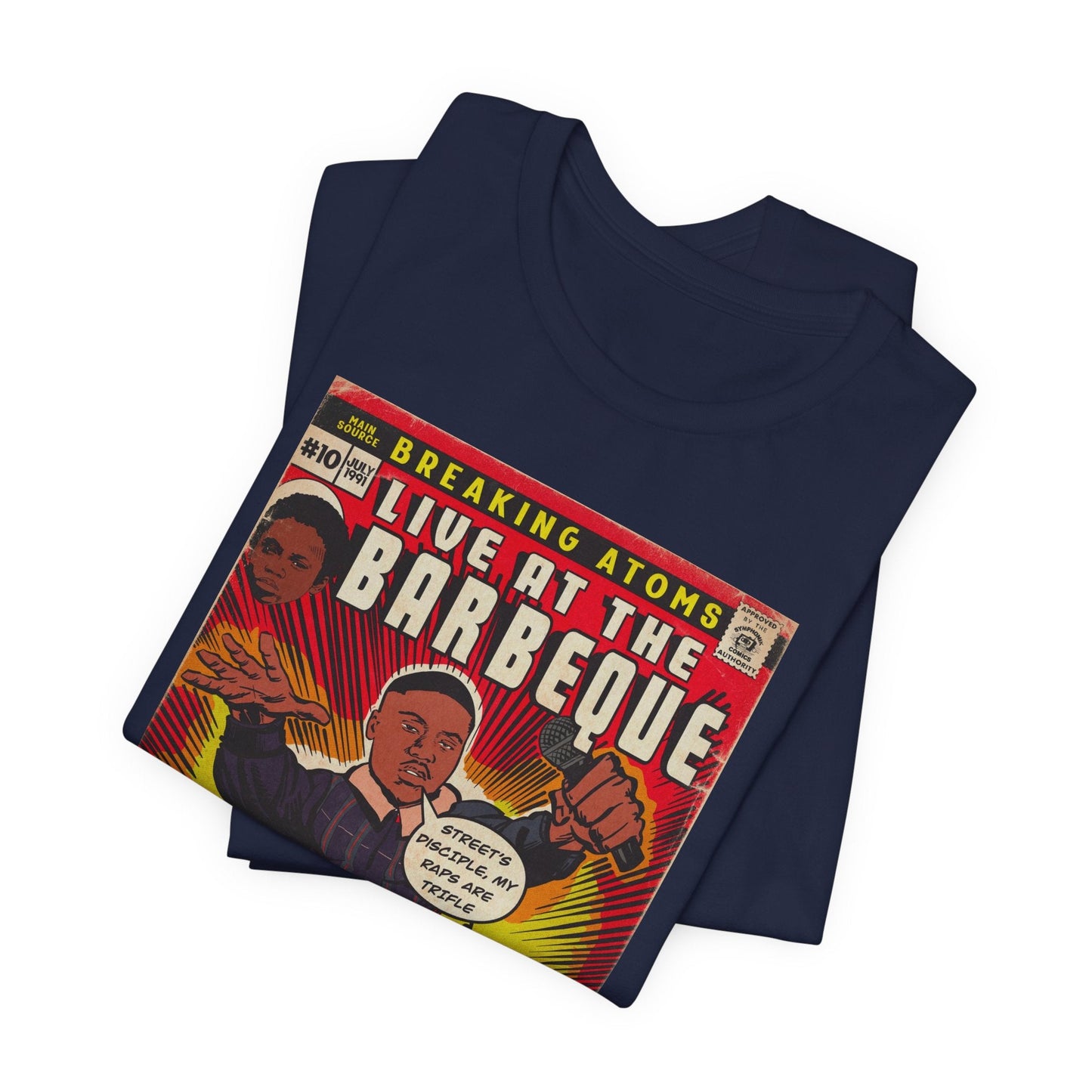 Main Source & Nas - Live at the Barbeque - Unisex Jersey Short Sleeve Tee