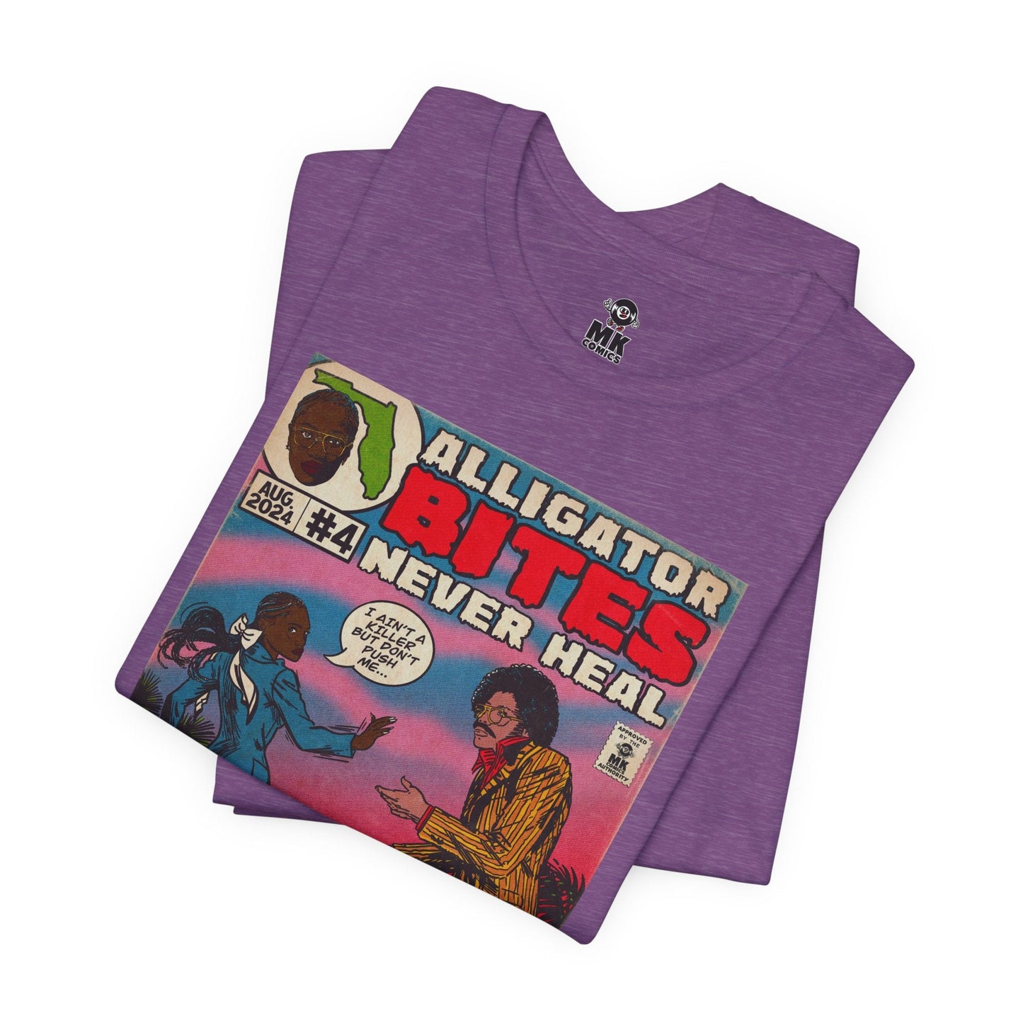 Denial is a River - Alligator Bites - Unisex Jersey Short Sleeve Tee