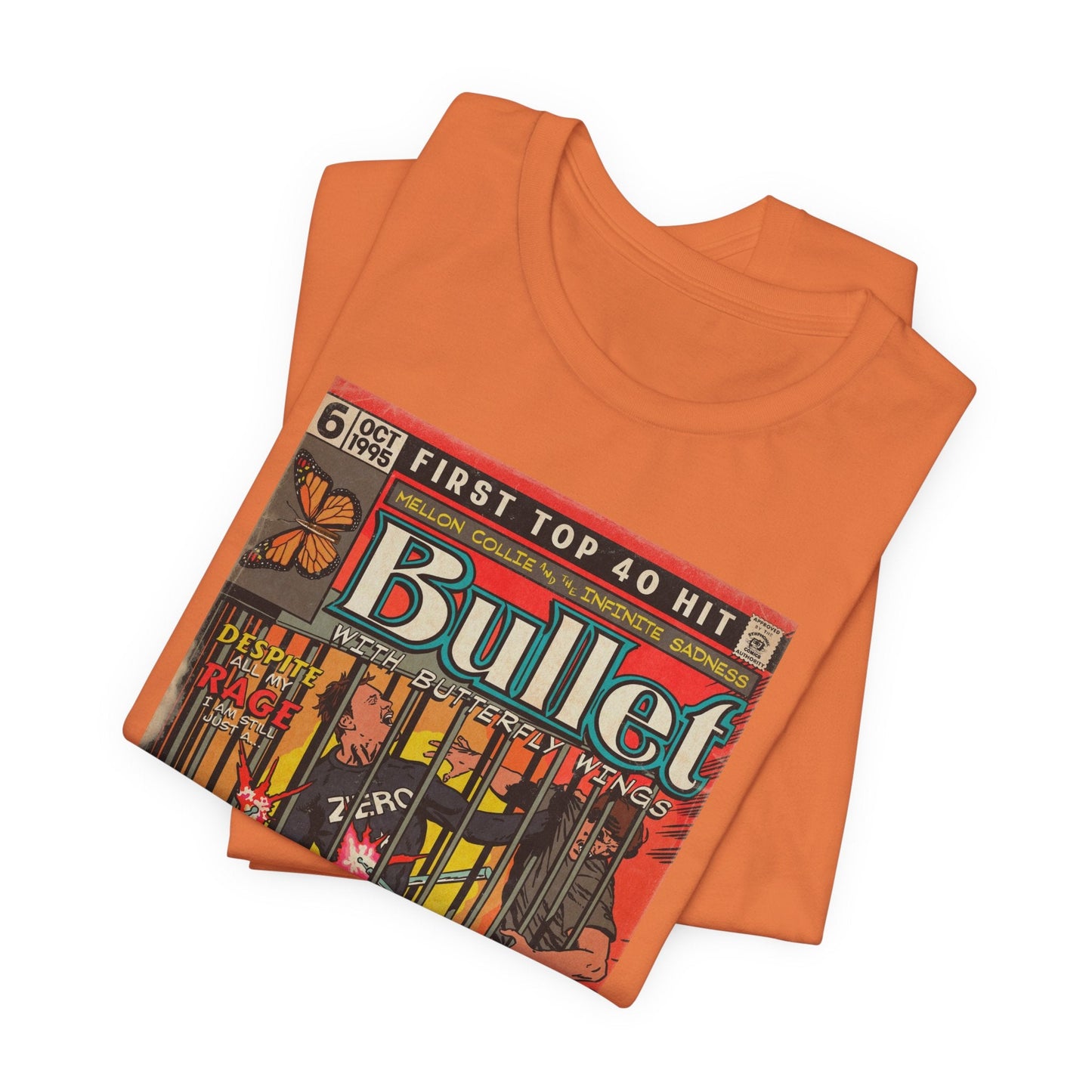 Bullet With Butterfly Wings - Unisex Jersey Short Sleeve Tee