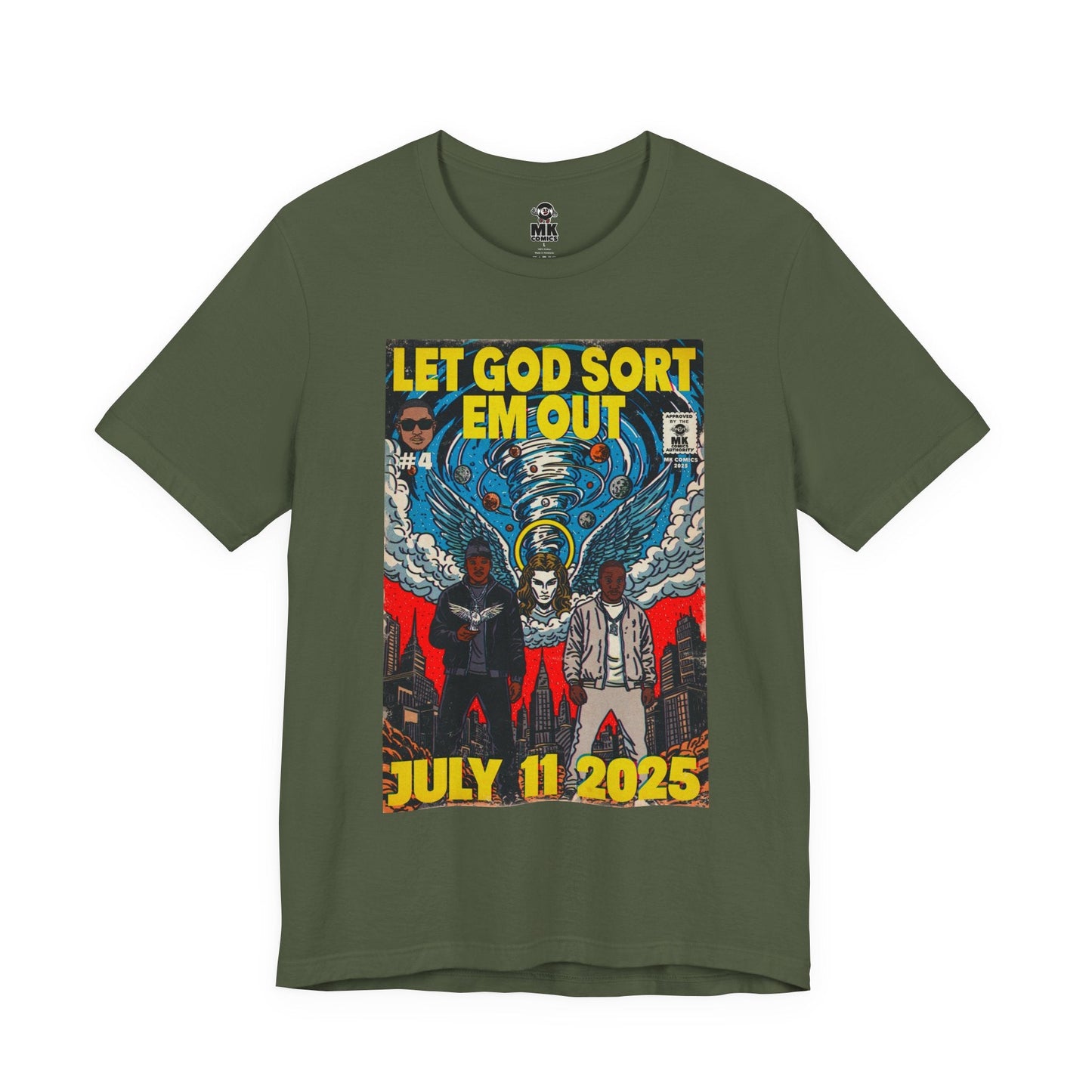 Let God Sort Em Out - Unisex Jersey Short Sleeve Tee
