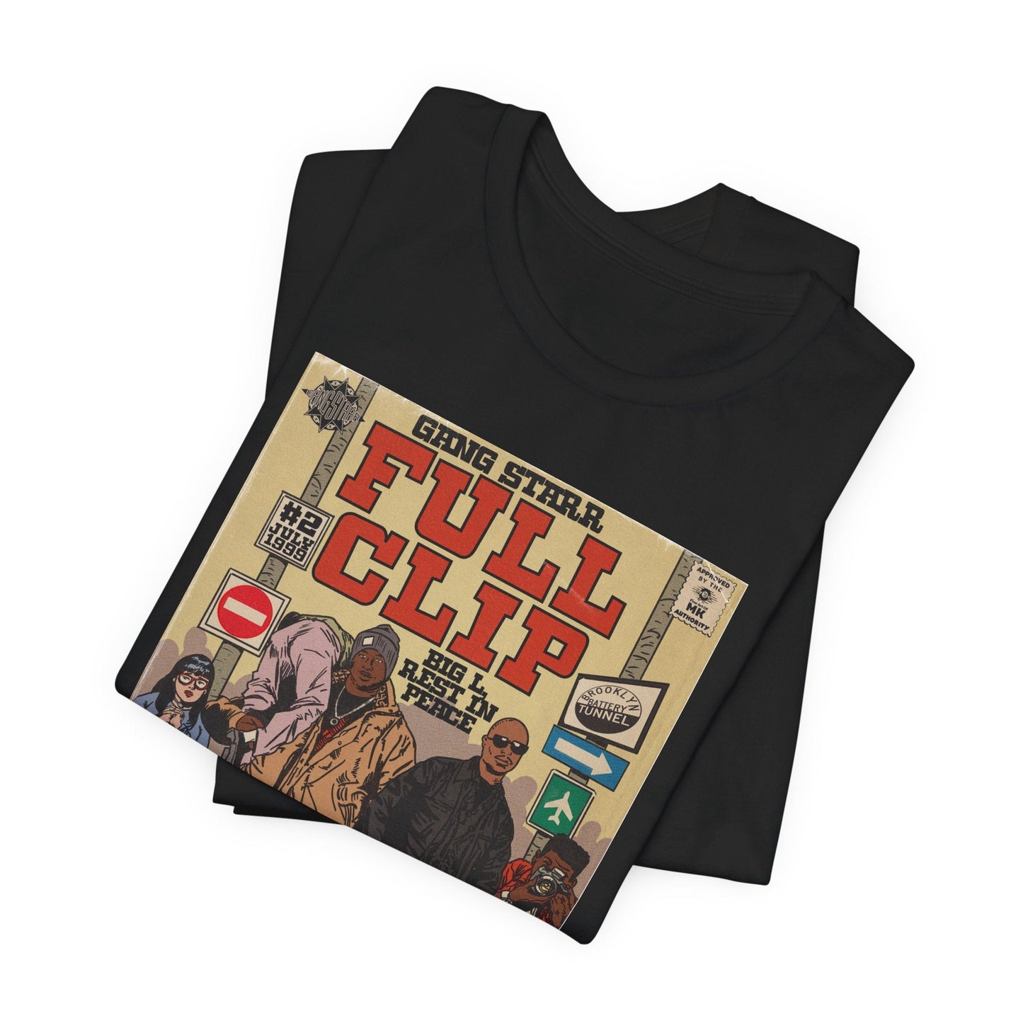 Gangstarr - Full Clip- Unisex Jersey Short Sleeve Tee