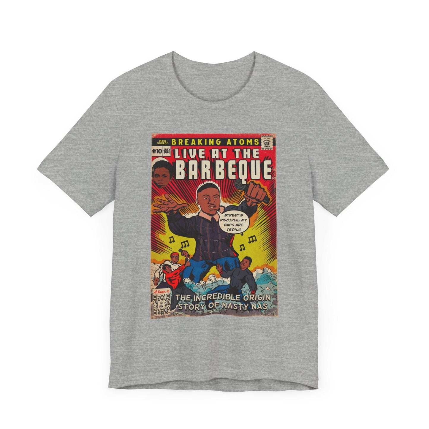 Main Source & Nas - Live at the Barbeque - Unisex Jersey Short Sleeve Tee