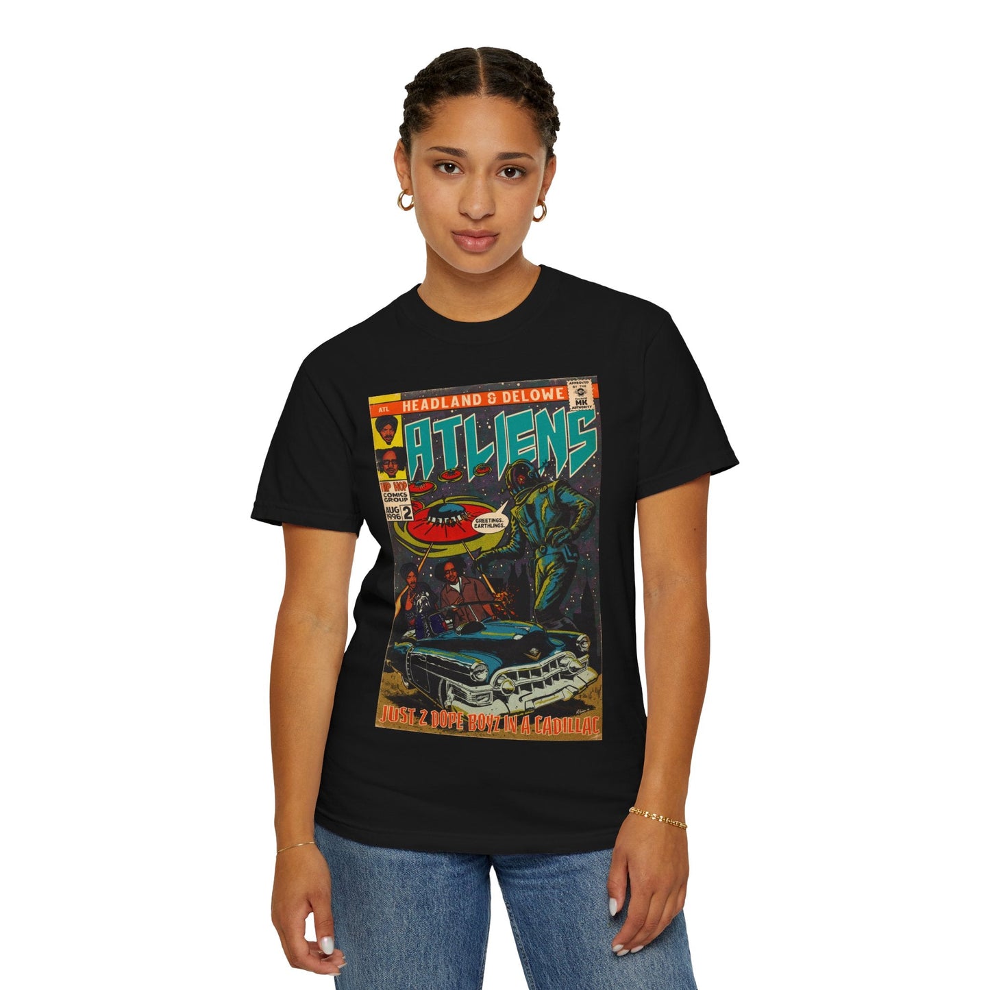 ATLiens - 2 Dope Boyz in a Cadillac - Unisex Comfort Colors T-shirt