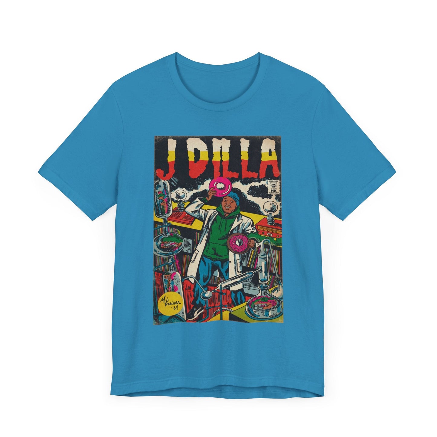 J Dilla - Comic Book Art - Unisex Jersey Short Sleeve Tee