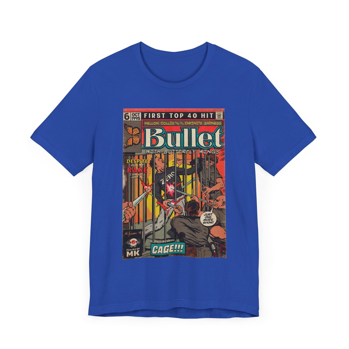 Bullet With Butterfly Wings - Unisex Jersey Short Sleeve Tee