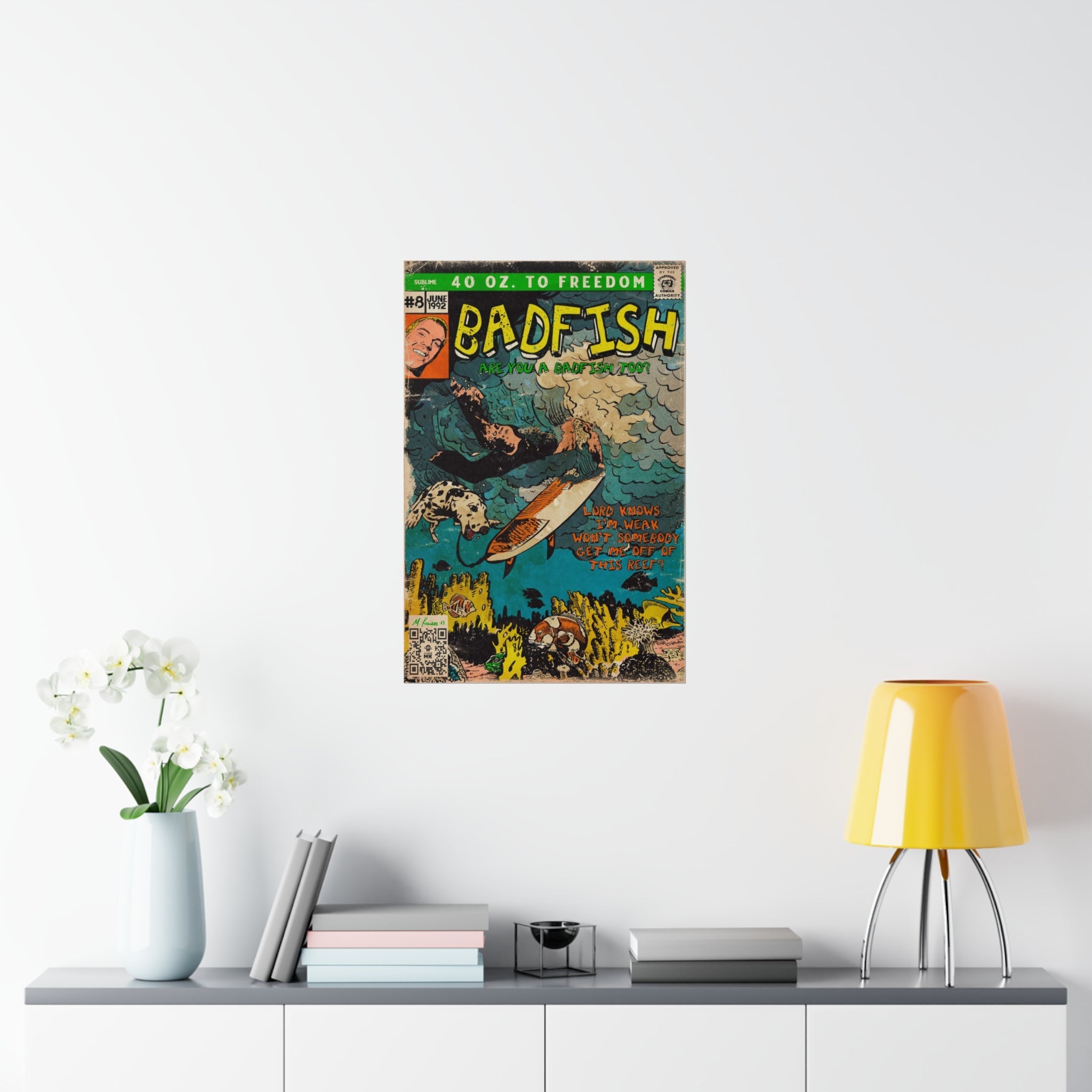 Sublime - Badfish - Vertical Matte Poster – South Side Comics
