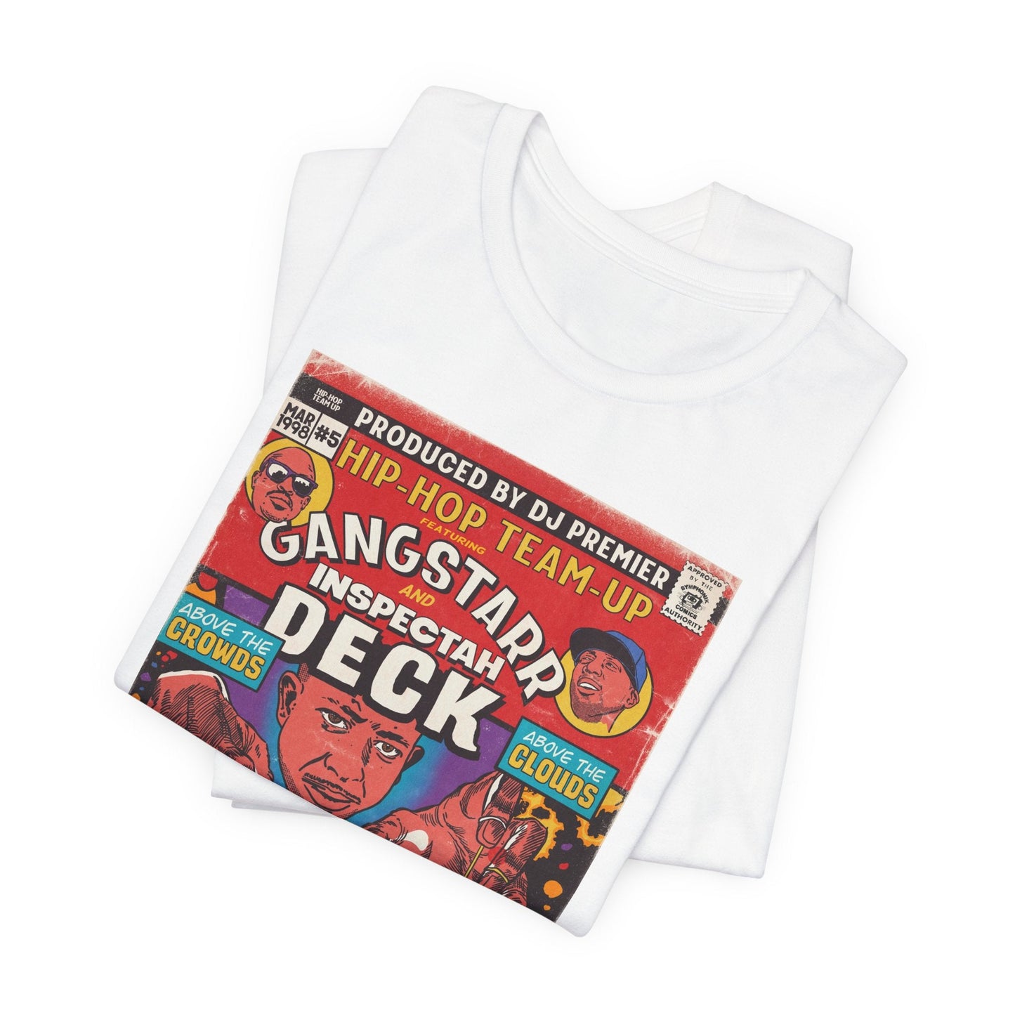 Gangstarr, INS Deck - Above The Clouds - Unisex Jersey Short Sleeve Tee
