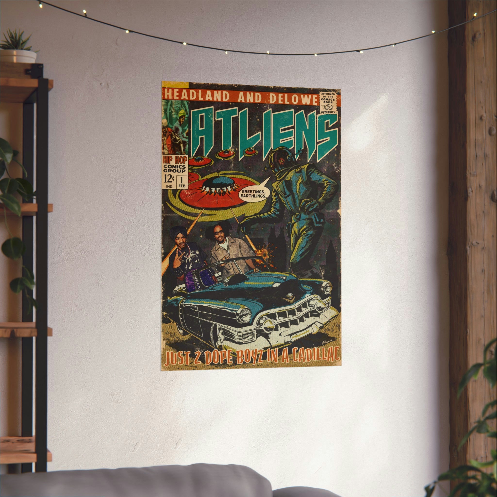 OutKast- Atliens 1 - 2 Dope Boyz - Vertical Matte Poster – South