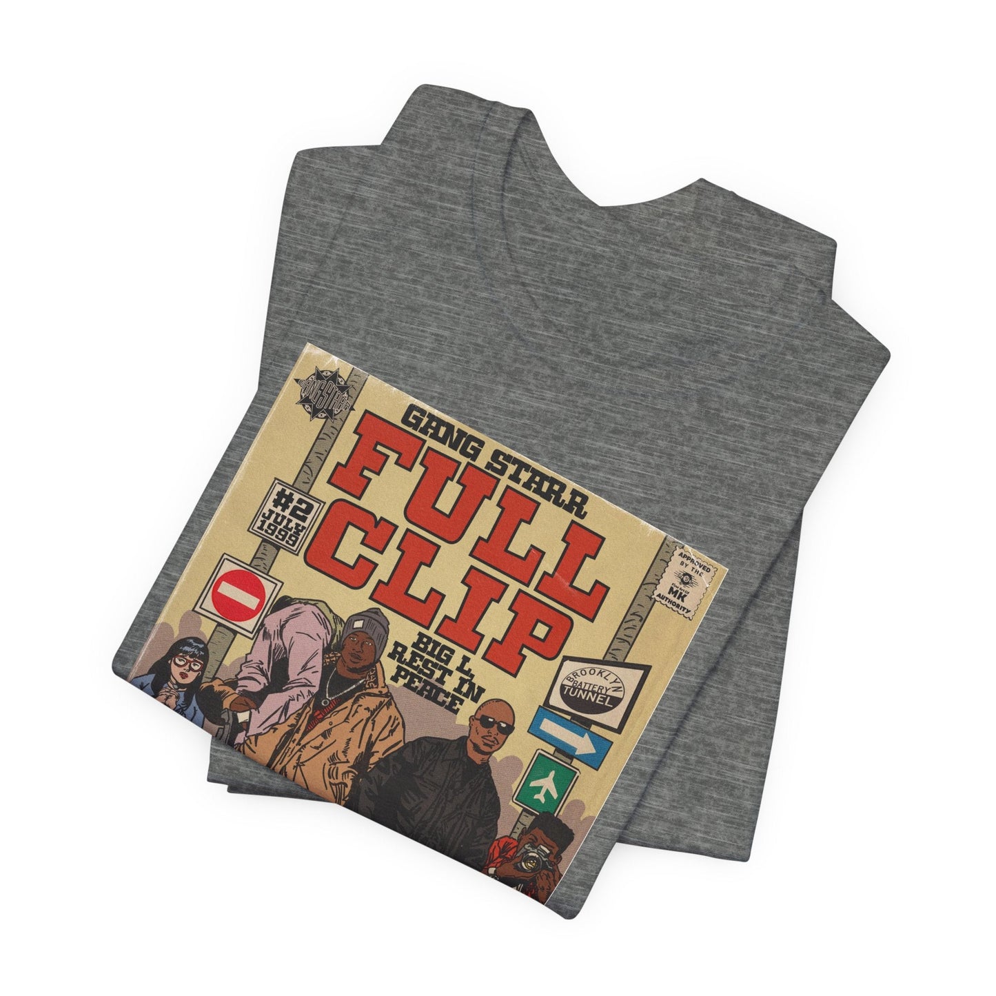 Gangstarr - Full Clip- Unisex Jersey Short Sleeve Tee