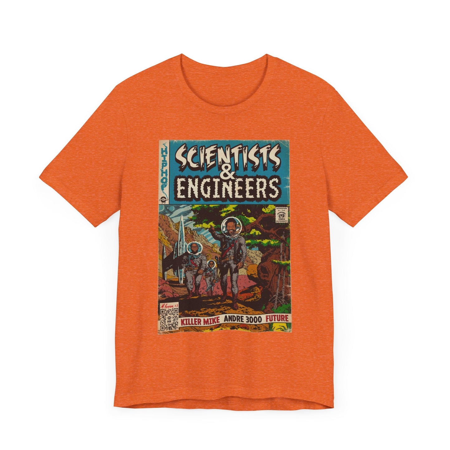 Killer Mike, Andre 3000, Future - Scientists & Engineers -Unisex Jersey Short Sleeve Tee