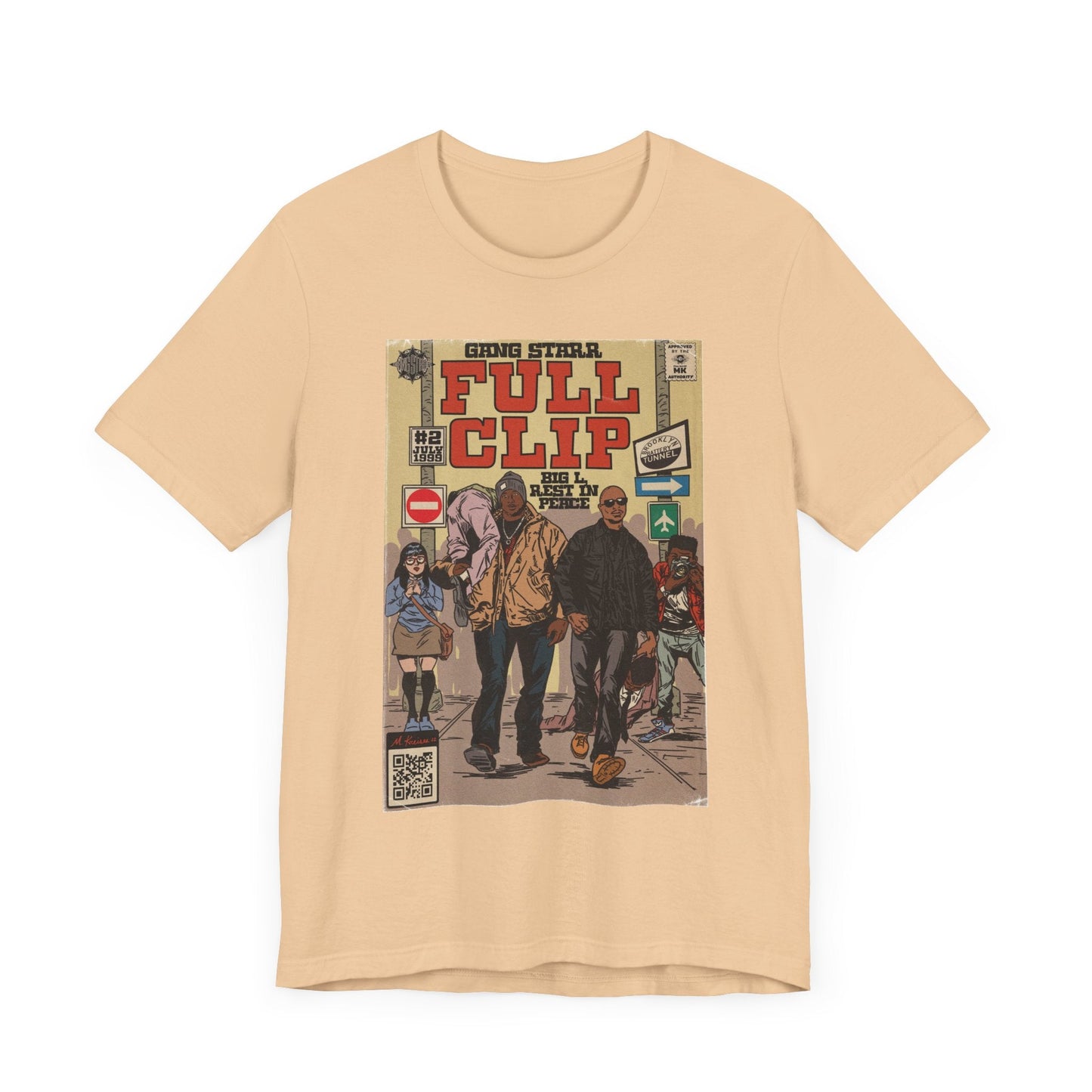 Gangstarr - Full Clip- Unisex Jersey Short Sleeve Tee