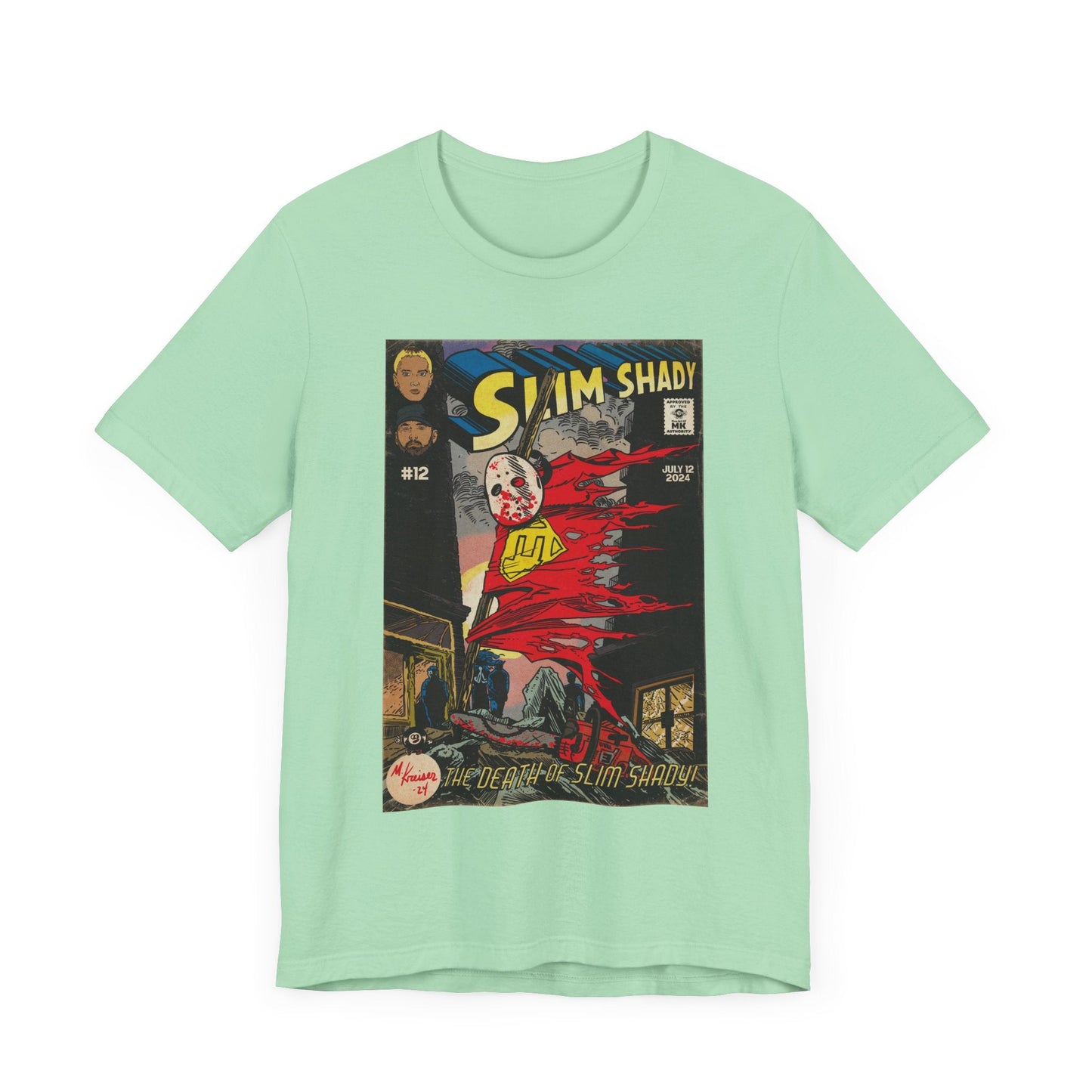 Eminem - Death of Slim Shady - Unisex Jersey Short Sleeve Tee