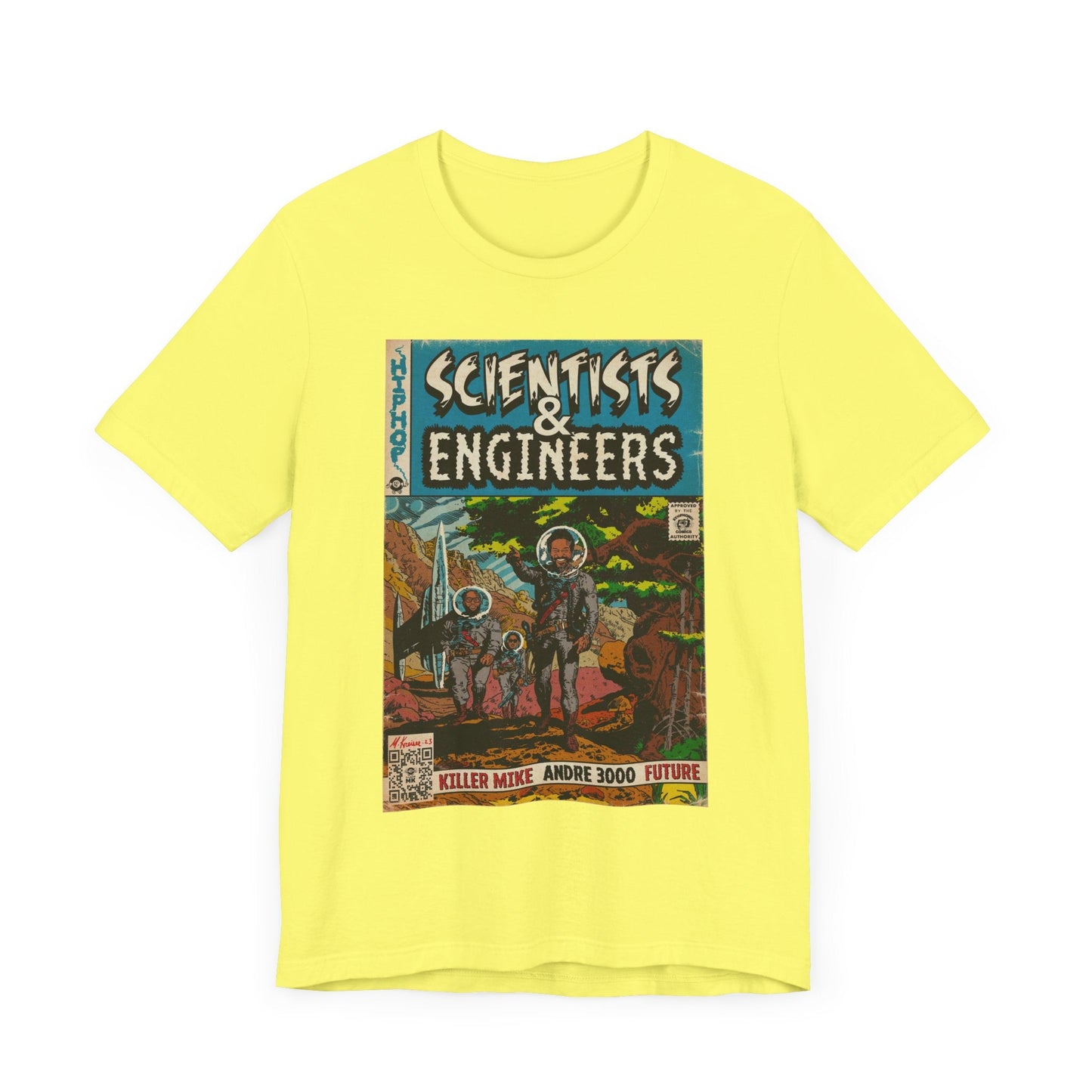 Killer Mike, Andre 3000, Future - Scientists & Engineers -Unisex Jersey Short Sleeve Tee