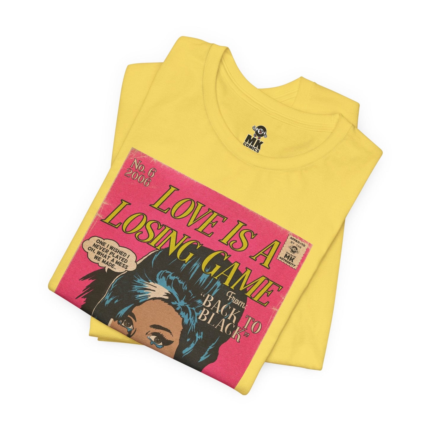 Amy Winehouse - Love Is A Losing Game - Unisex Jersey Short Sleeve Tee