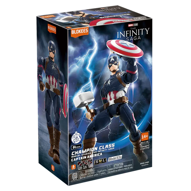 Blokees Marvel Infinity Saga Champion Class 03 Captain America Model Kits