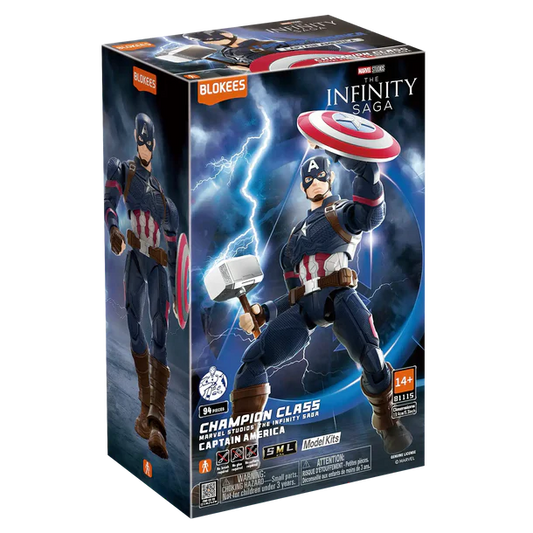 Blokees Marvel Infinity Saga Champion Class 03 Captain America Model Kits