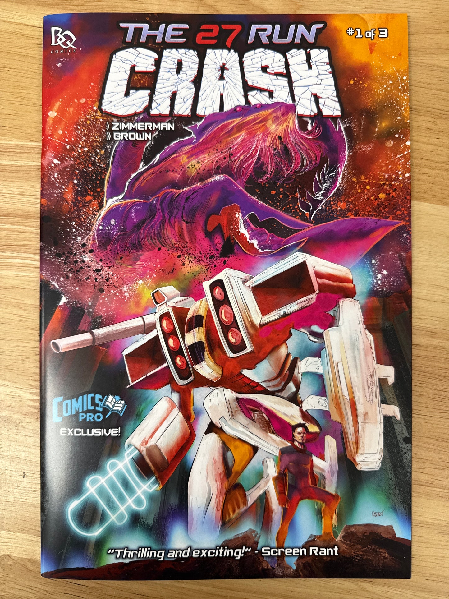The 27 Run Crash #1 ComicsPro 2025 Variant