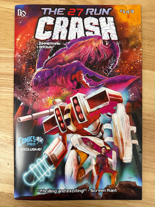 The 27 Run Crash #1 ComicsPro 2025 Variant