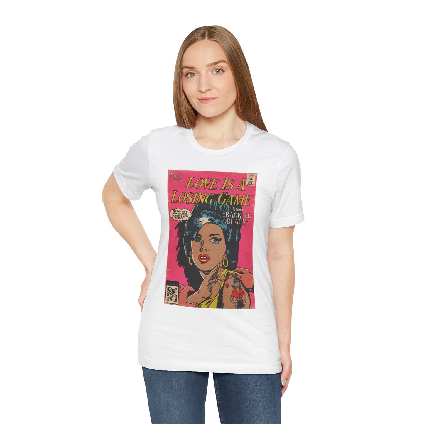 Amy Winehouse - Love Is A Losing Game - Unisex Jersey Short Sleeve Tee