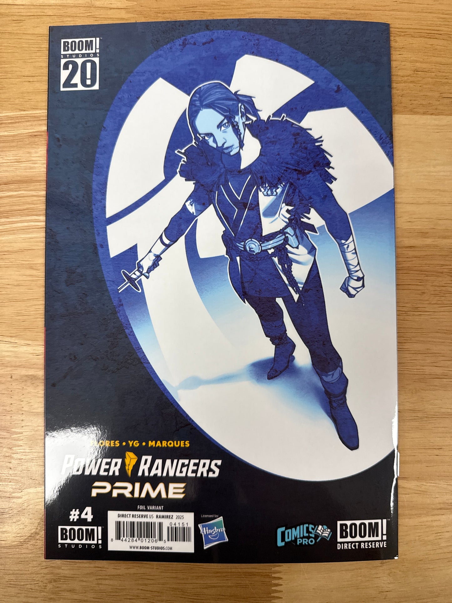 Power Rangers Prime #4 Foil ComicsPro 2025 Variant