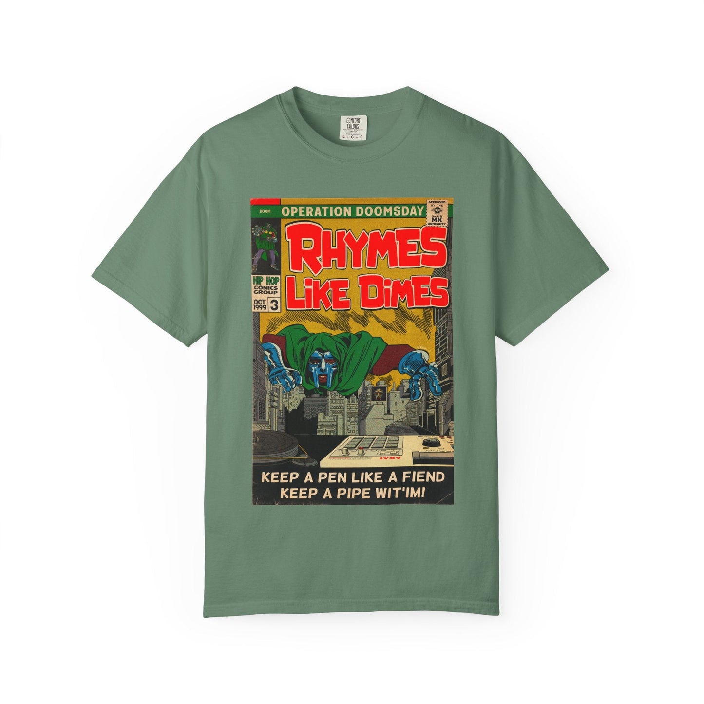 Rhymes Like Dimes - Unisex Comfort Colors T-shirt