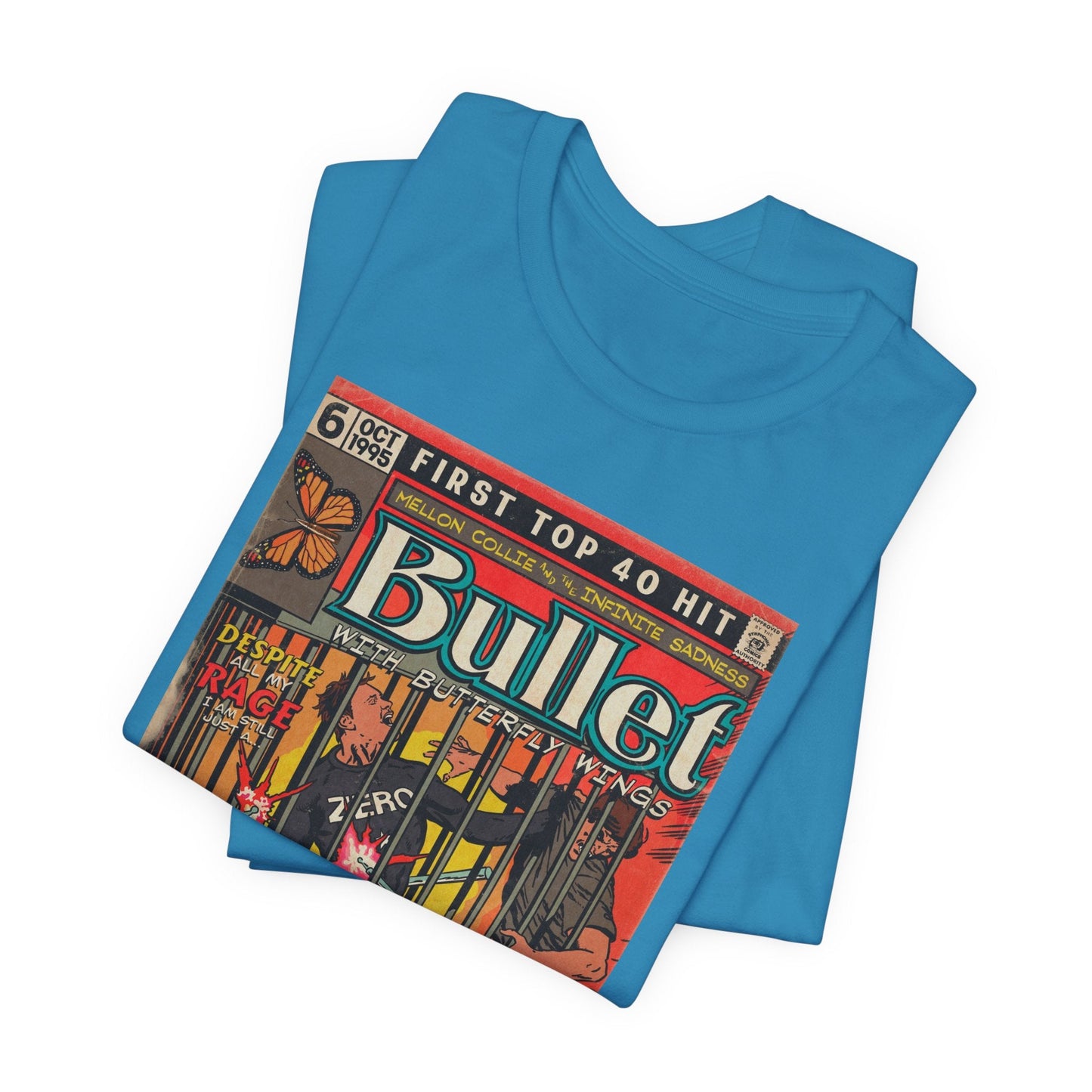 Bullet With Butterfly Wings - Unisex Jersey Short Sleeve Tee