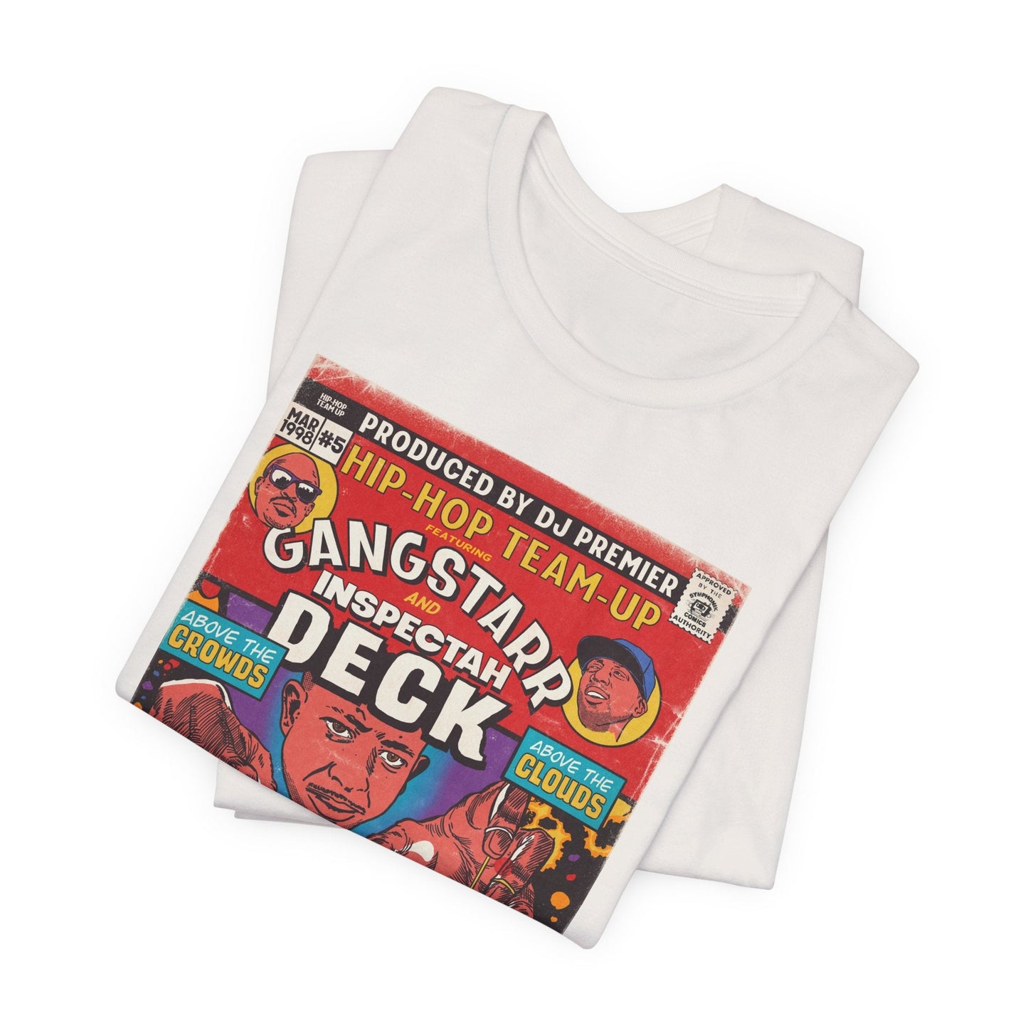 Gangstarr, INS Deck - Above The Clouds - Unisex Jersey Short Sleeve Tee