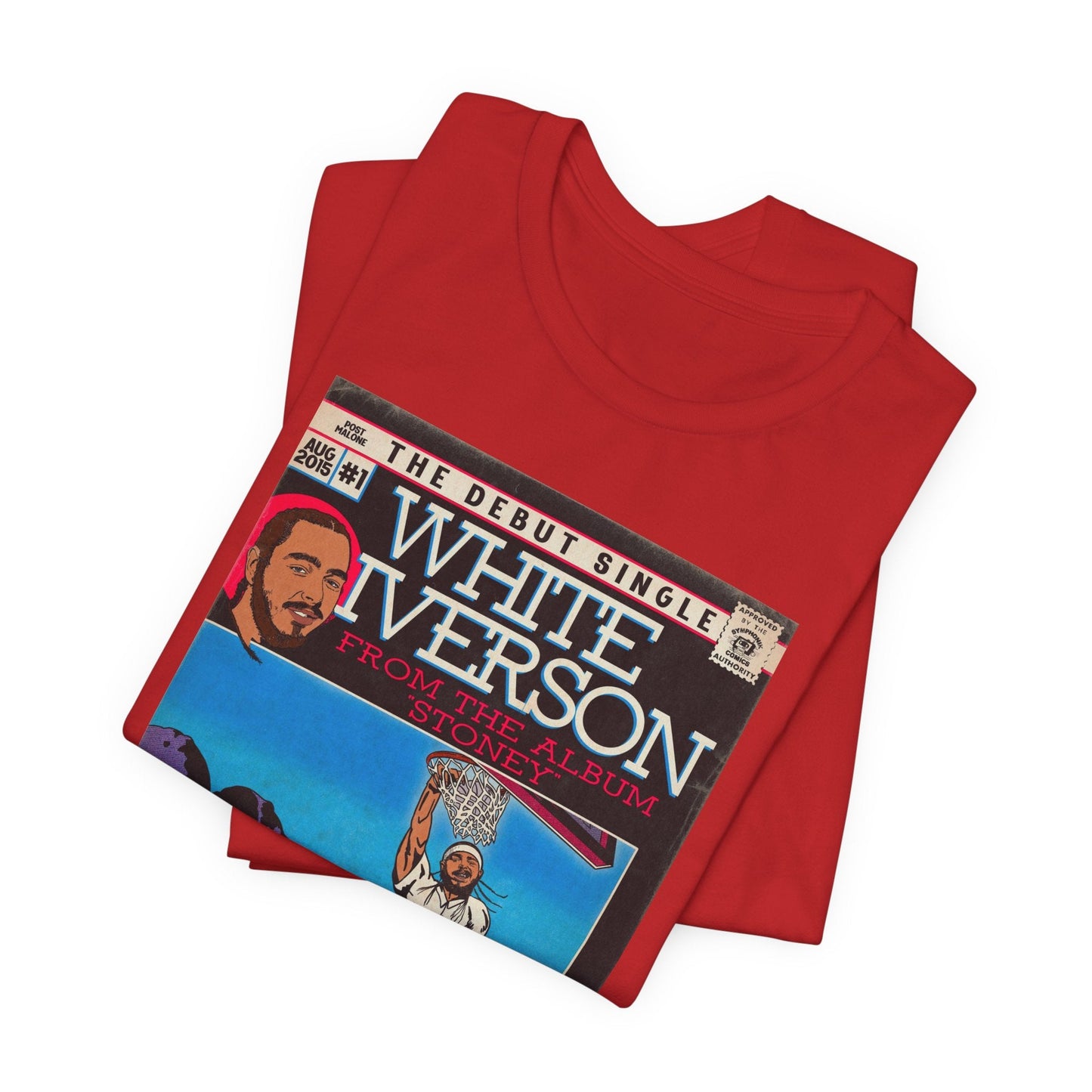 Post Malone - White Iverson -  Unisex Jersey Short Sleeve Tee