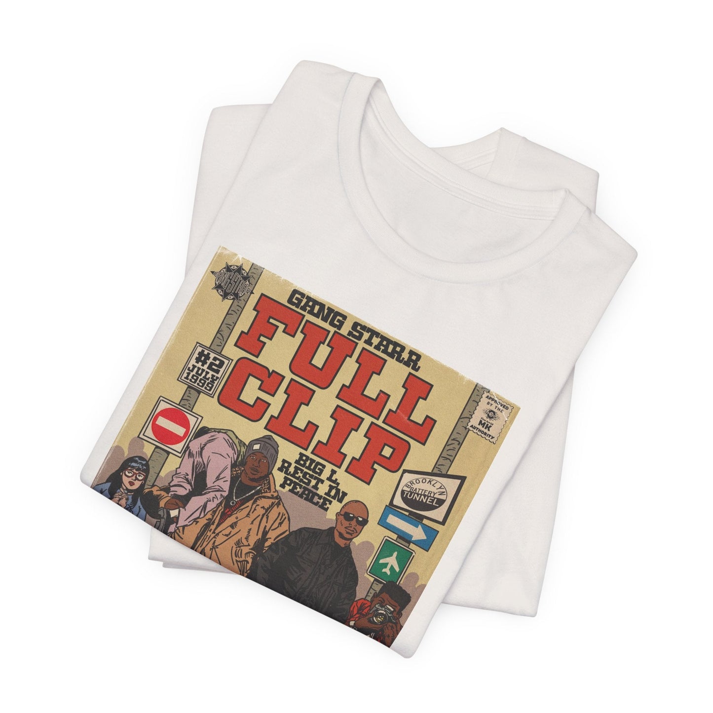 Gangstarr - Full Clip- Unisex Jersey Short Sleeve Tee