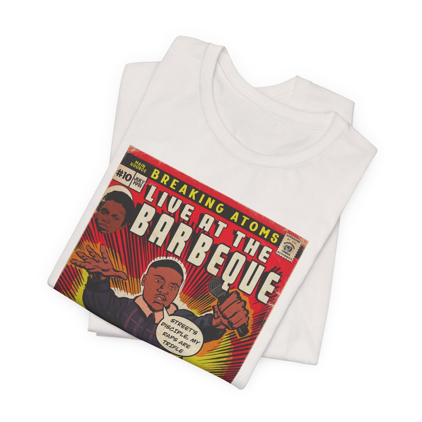 Main Source & Nas - Live at the Barbeque - Unisex Jersey Short Sleeve Tee