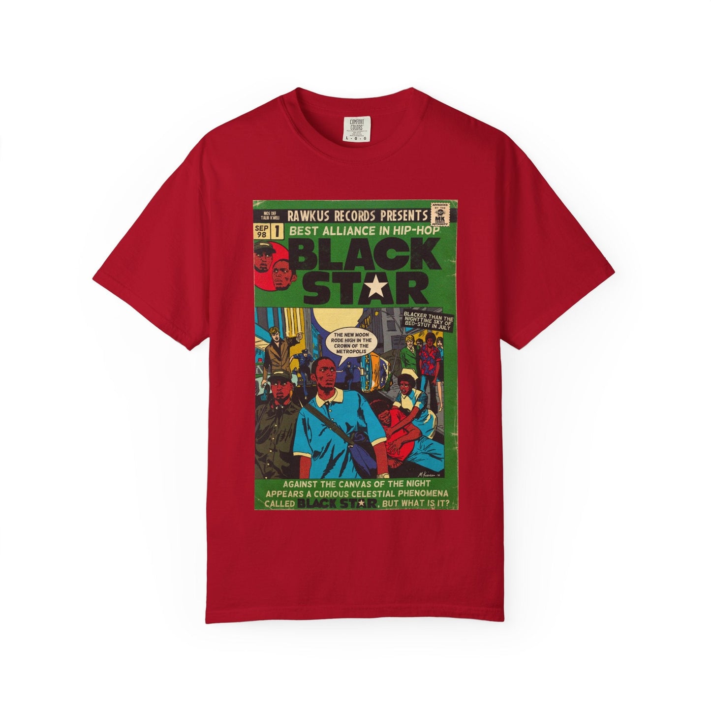 Black Star - Unisex Comfort Colors T-shirt