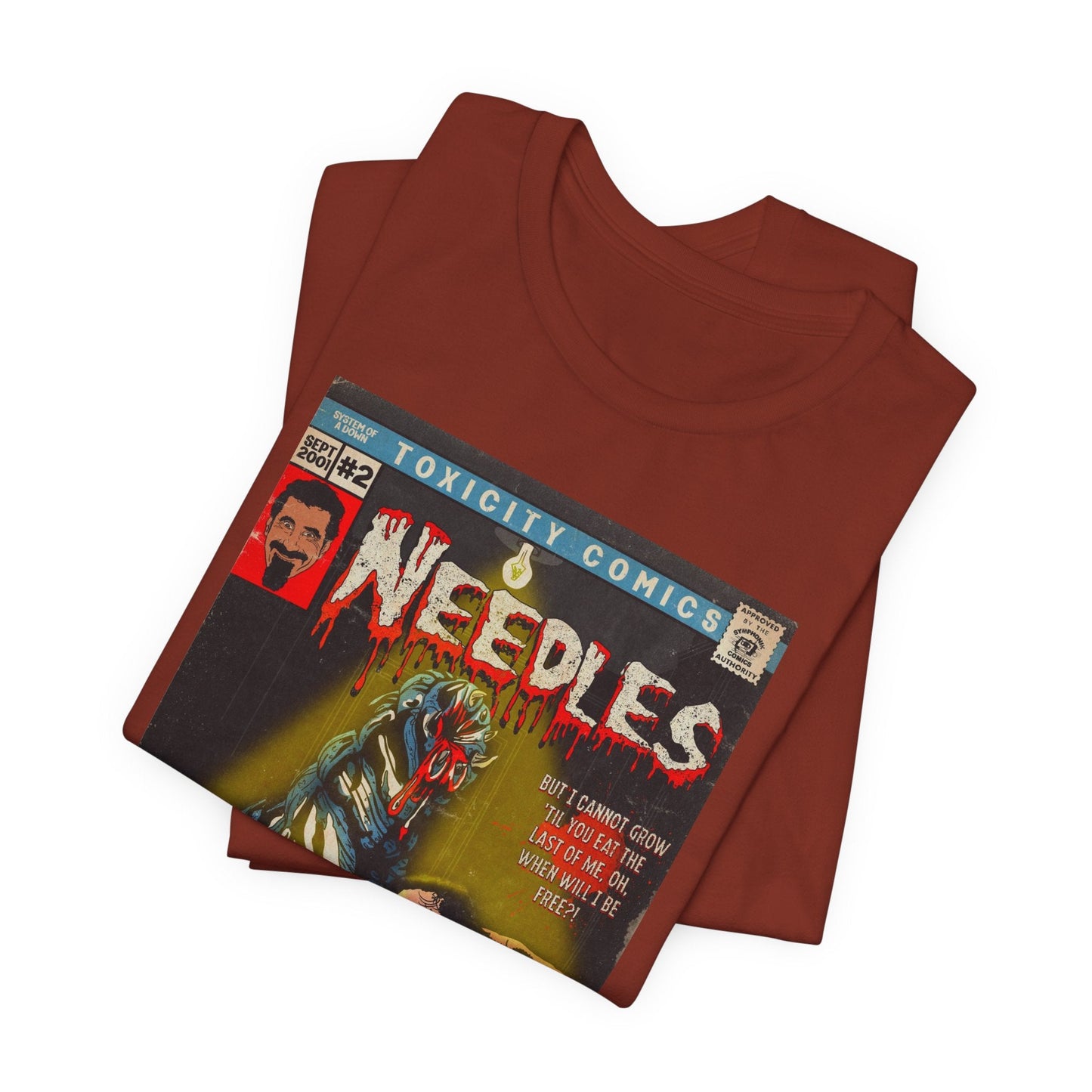 System of a Down - Needles - Unisex Jersey Short Sleeve Tee