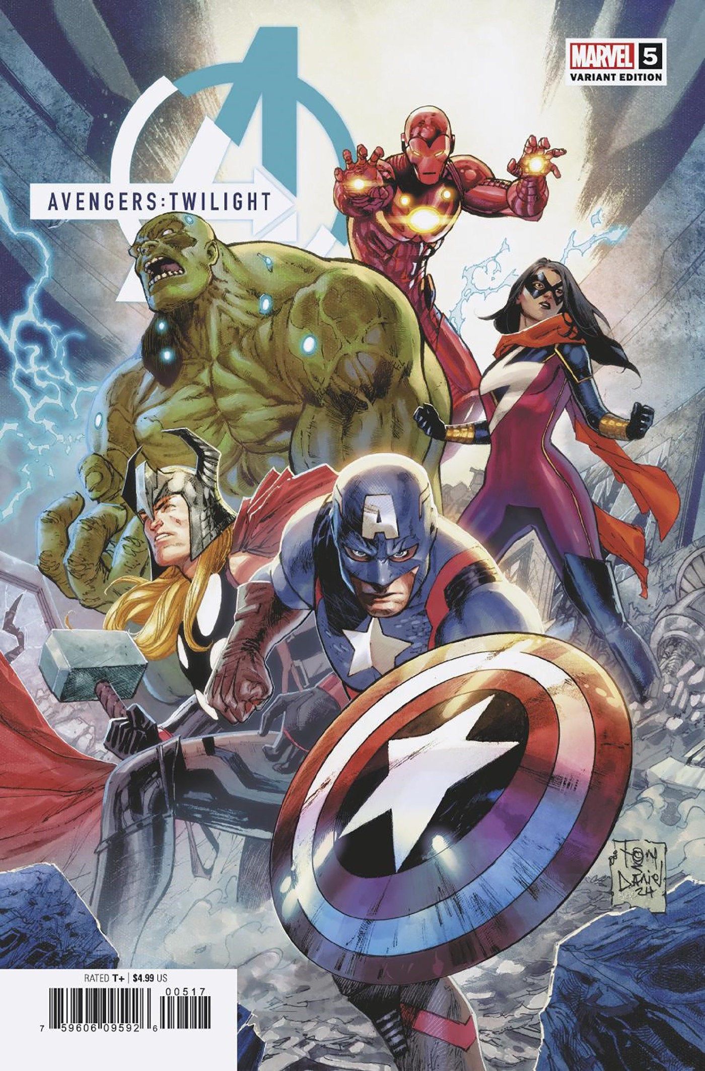 Avengers: Twilight #5 1:25 Tony Daniel Variant