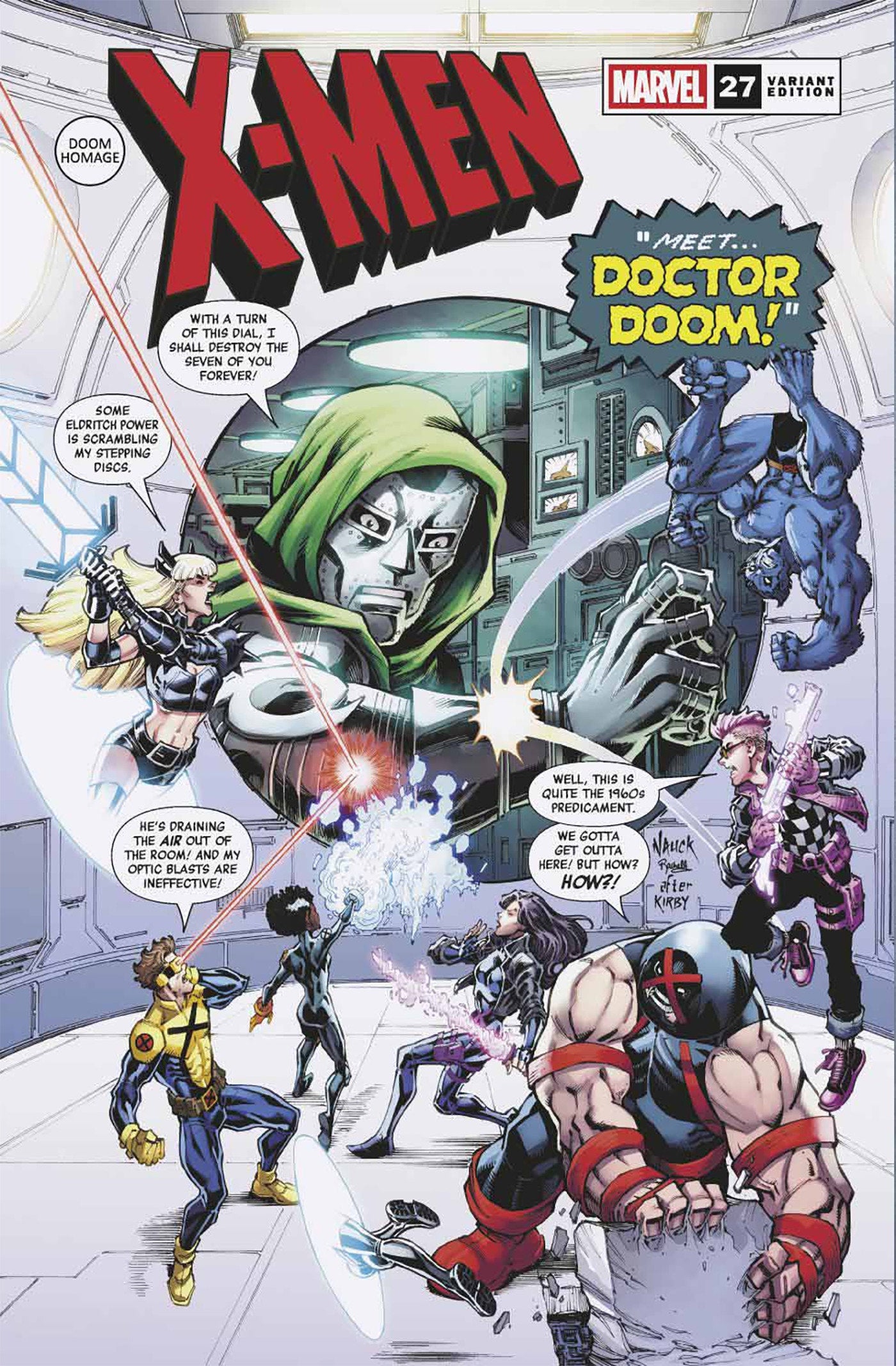 X-Men #27 Todd Nauck Doom Homage Variant